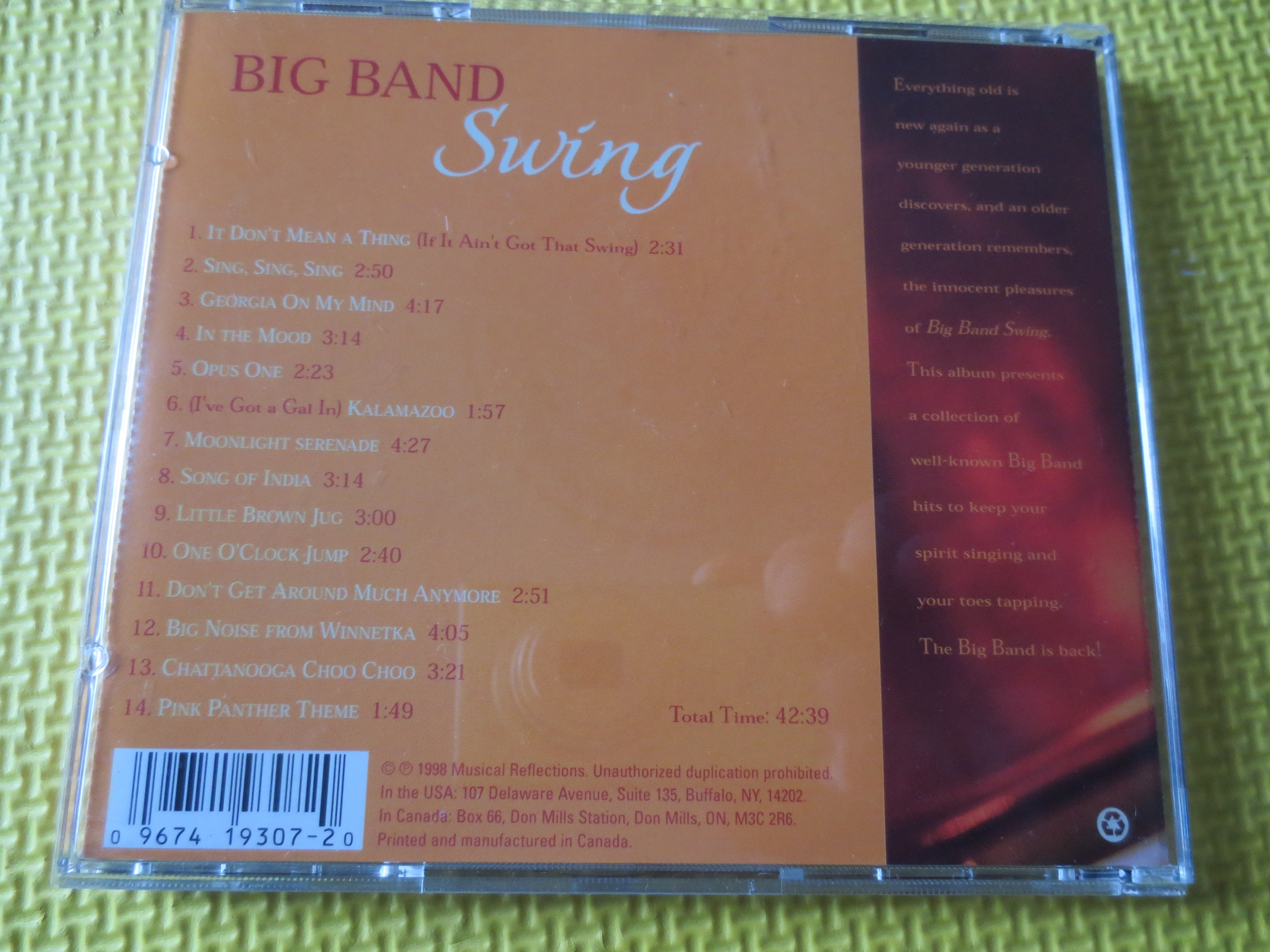 Big Band Swing – Musical Reflections (1998) CD