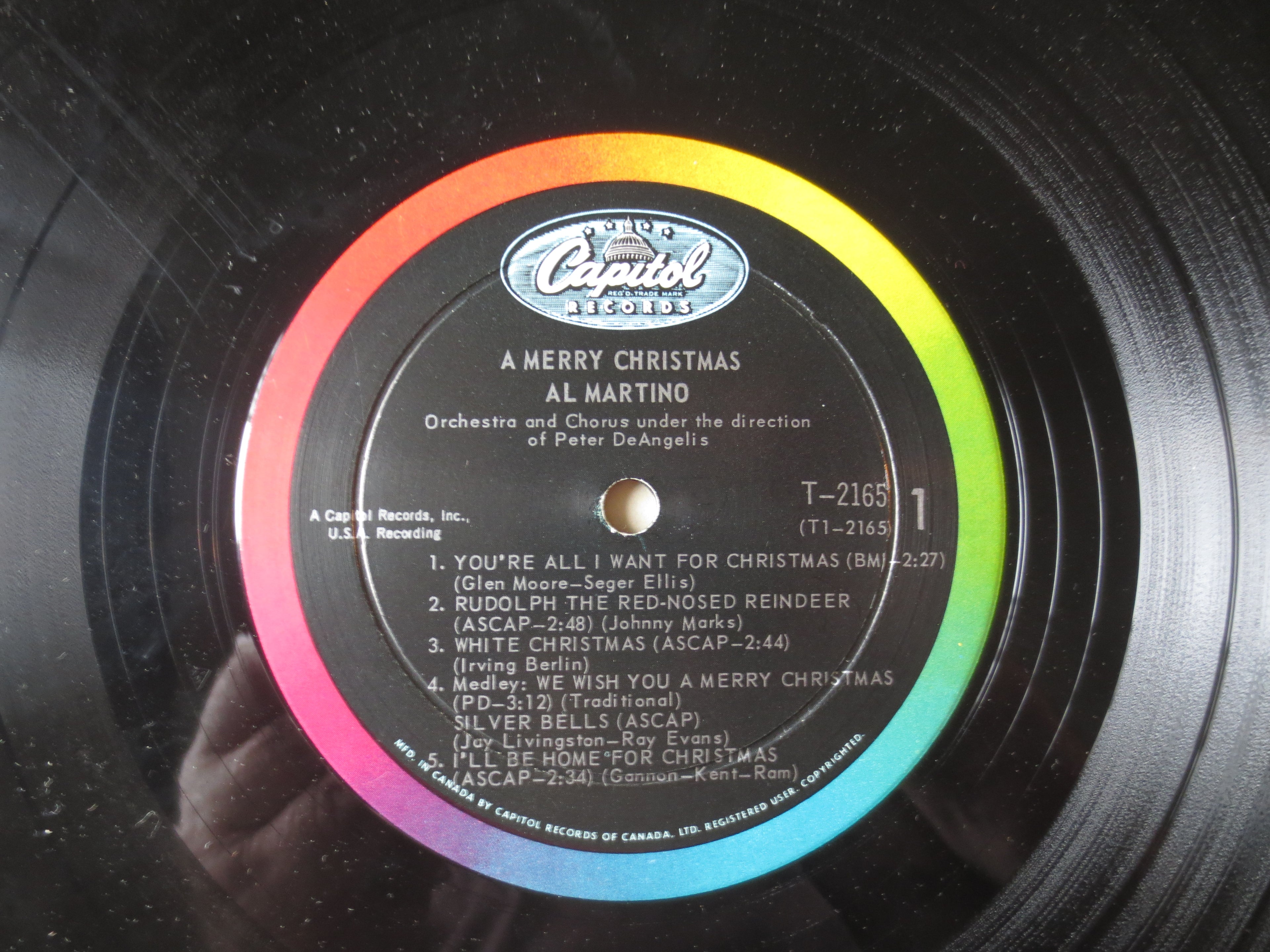 Al Martino – A Merry Christmas (1964) Vinyl LP