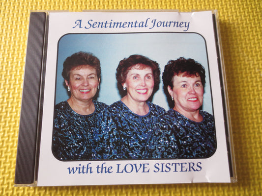 Vintage Cd, The LOVE SISTERS, A SENTIMENTAL Journey, The Love Sisters Cd, Jazz Cd, Vocal Cd, Swing Music Cd, Girl Band Cd, 1997 Compact Disc