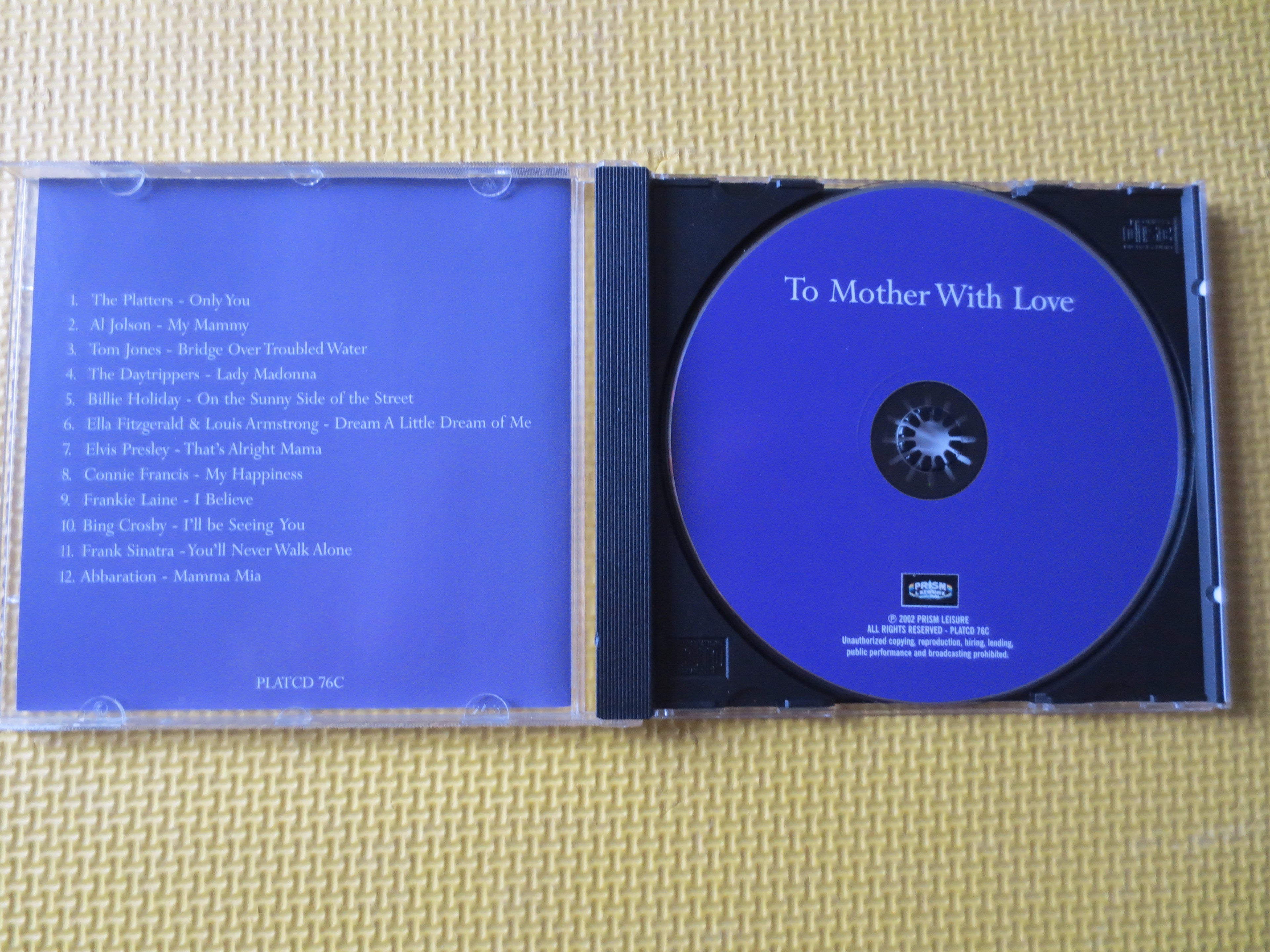 To Mother with Love (2002) CD