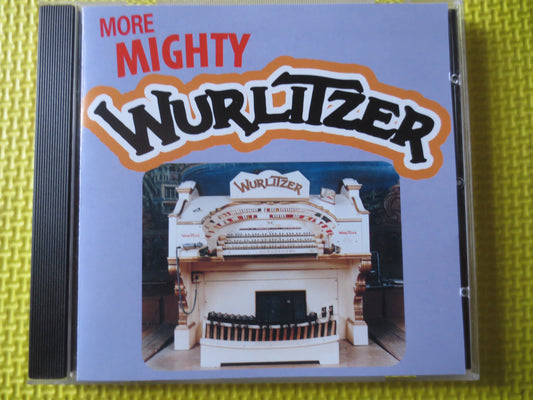 More MIGHTY WURLITZER, ORGAN Music Cd, Wurlitzer Organ Cd, Wurlitzer Organ Music, Synth Cd, Vintage Organs, 1998 Compact Discs