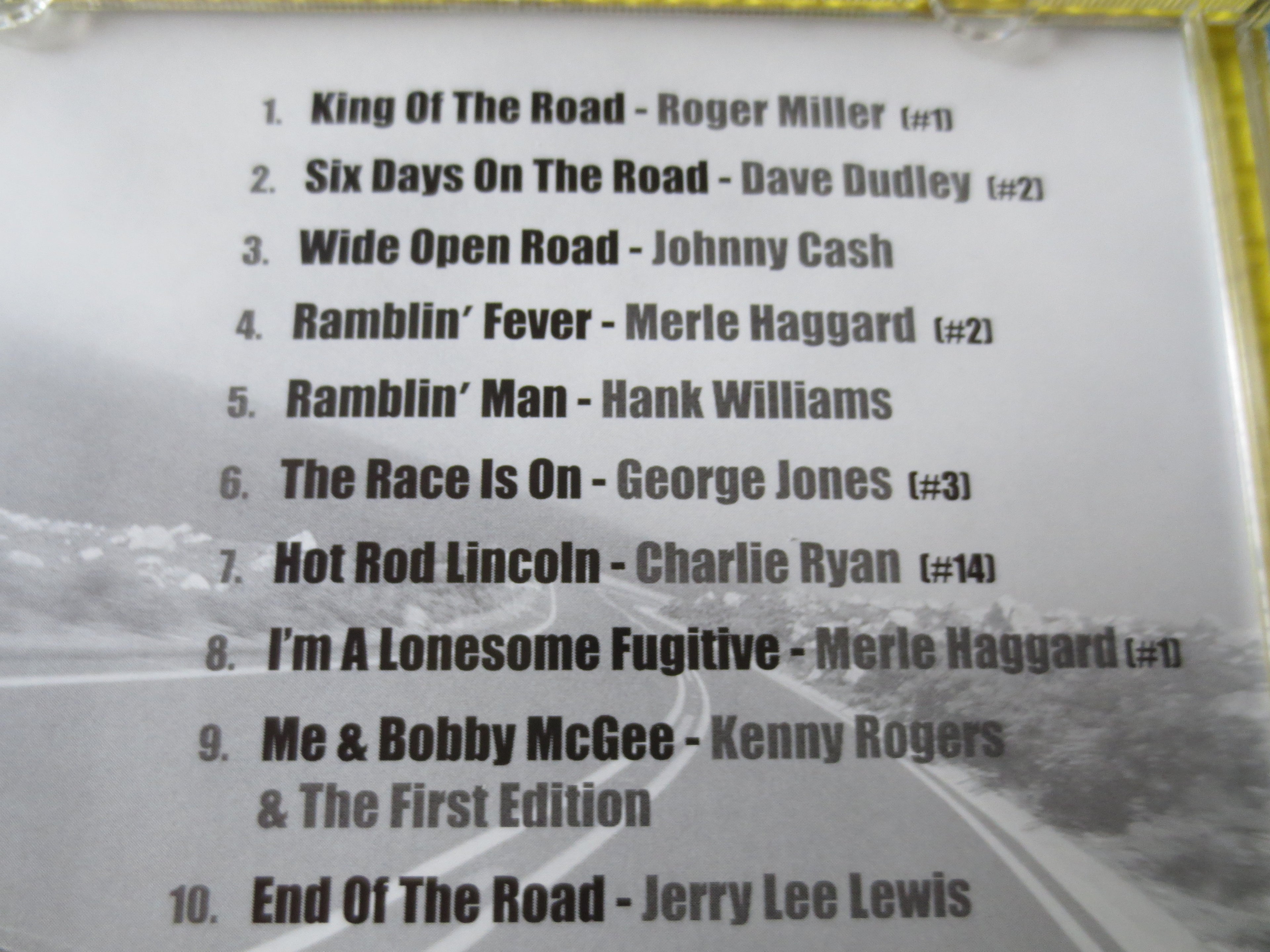 Country Songs for the Open Road (CD)