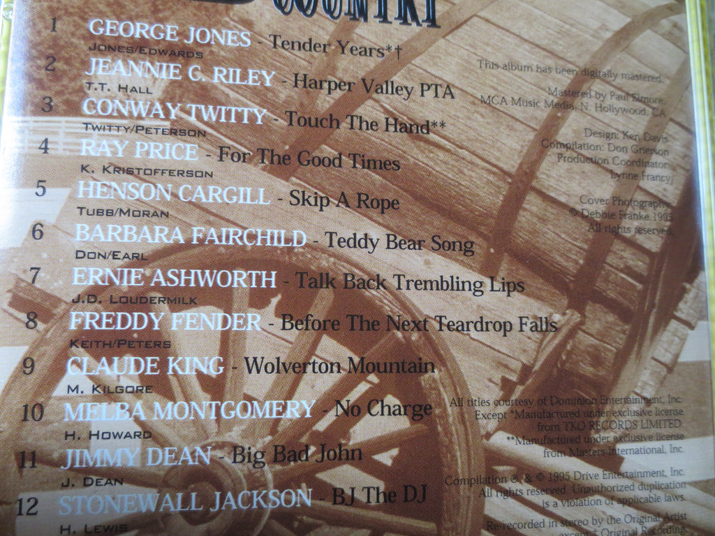 Big Bad Country – 12 No. 1 Hits (1995) CD