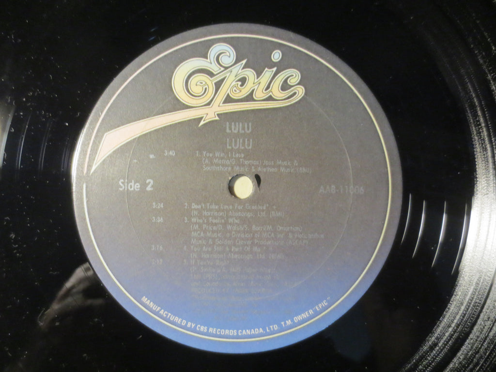 Lulu – Lulu (1981) Vinyl LP