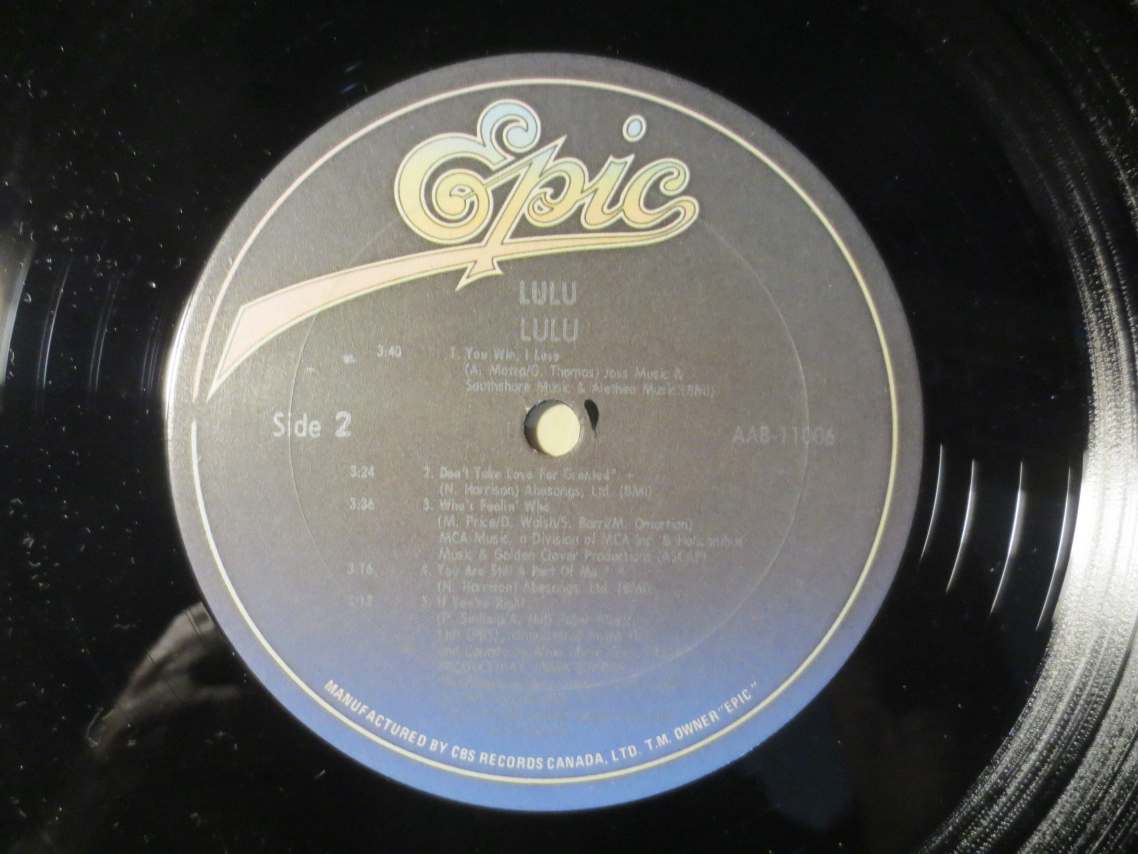 Lulu – Lulu (1981) Vinyl LP