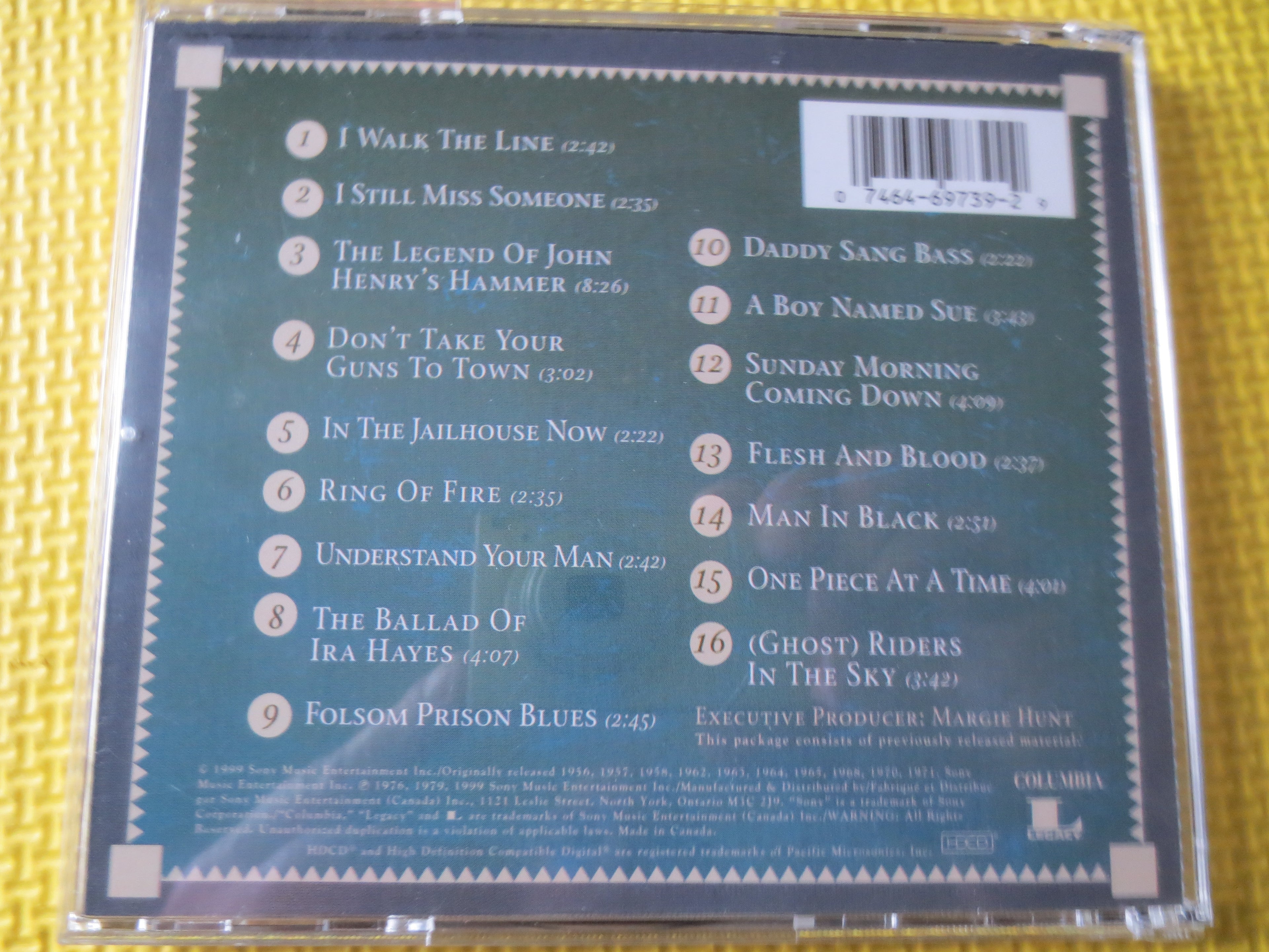 Johnny Cash – 16 Biggest Hits (1999) CD