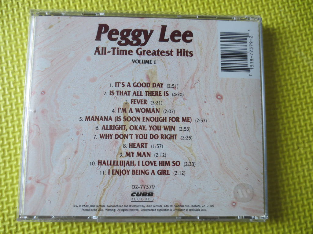 Peggy Lee – All-Time Greatest Hits (1990) CD