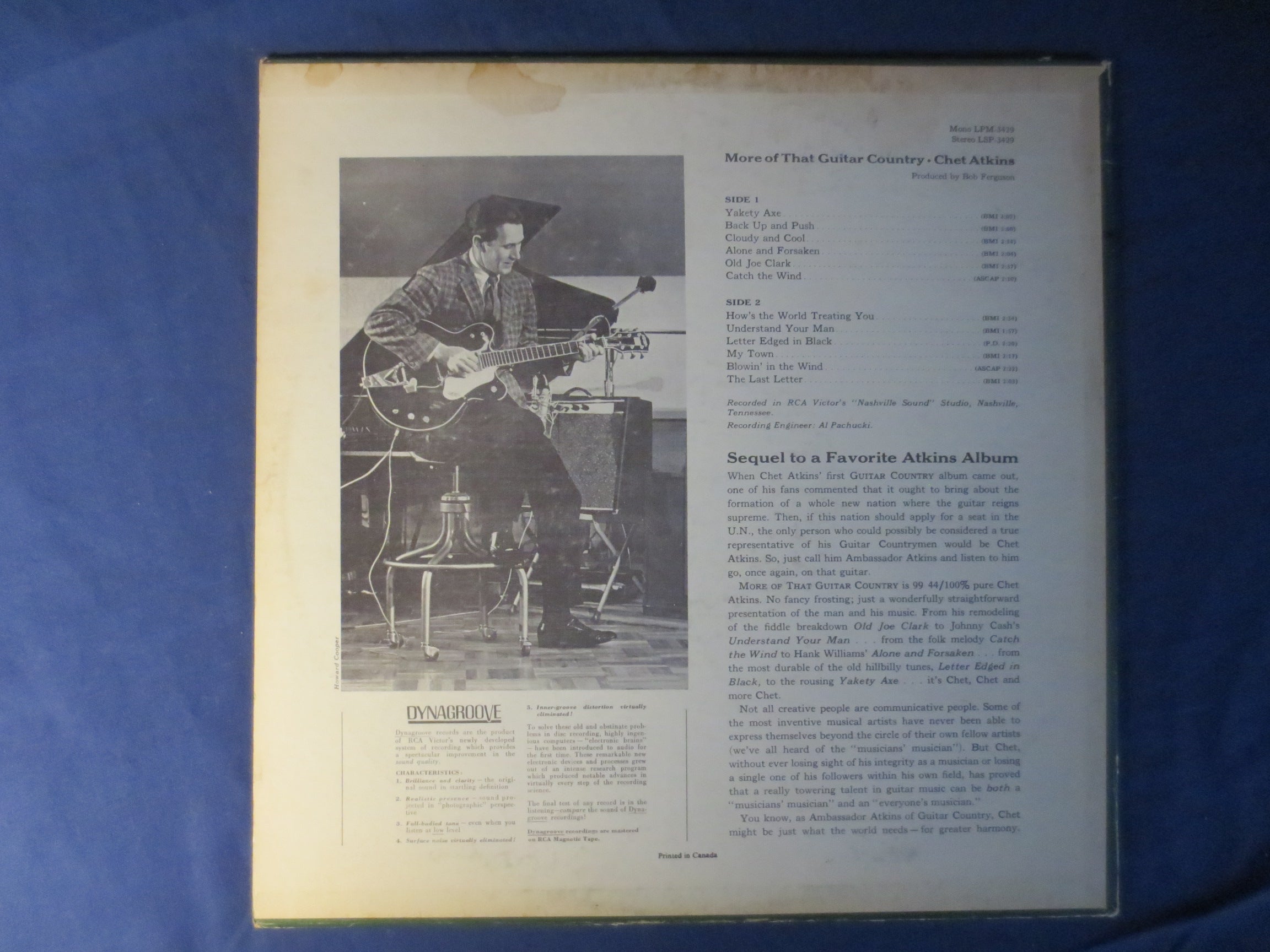 Chet Atkins – More of That Guitar Country (1965) Vinyl LP