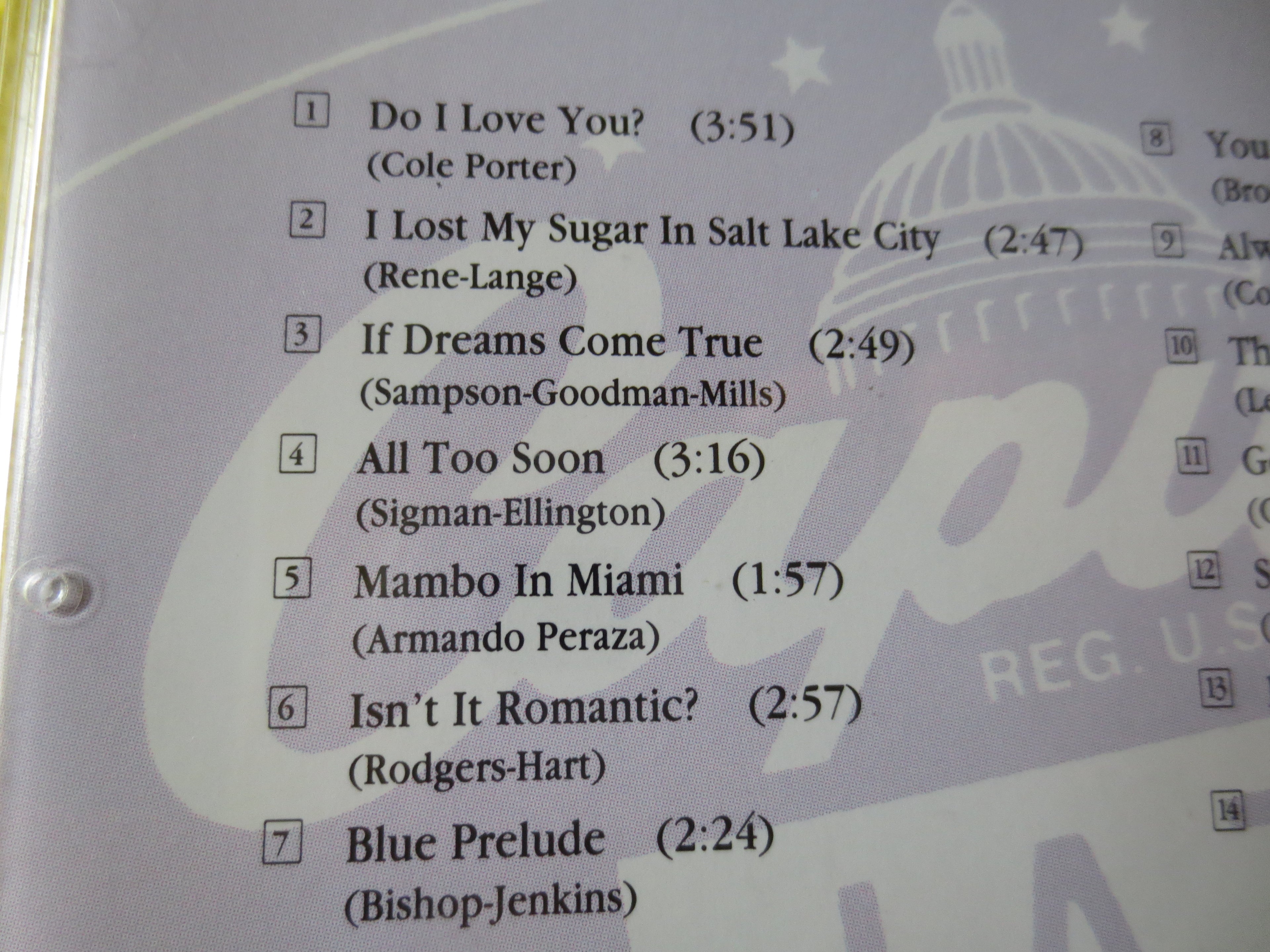 Peggy Lee – Beauty and the Beat (1992) CD