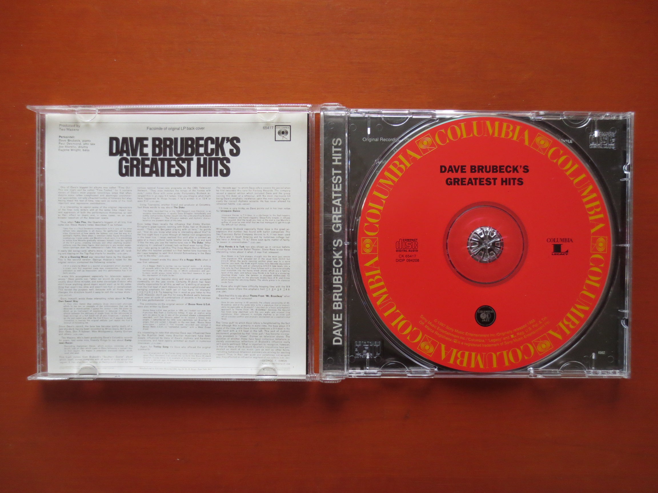 Dave Brubeck – Greatest Hits (1997) CD