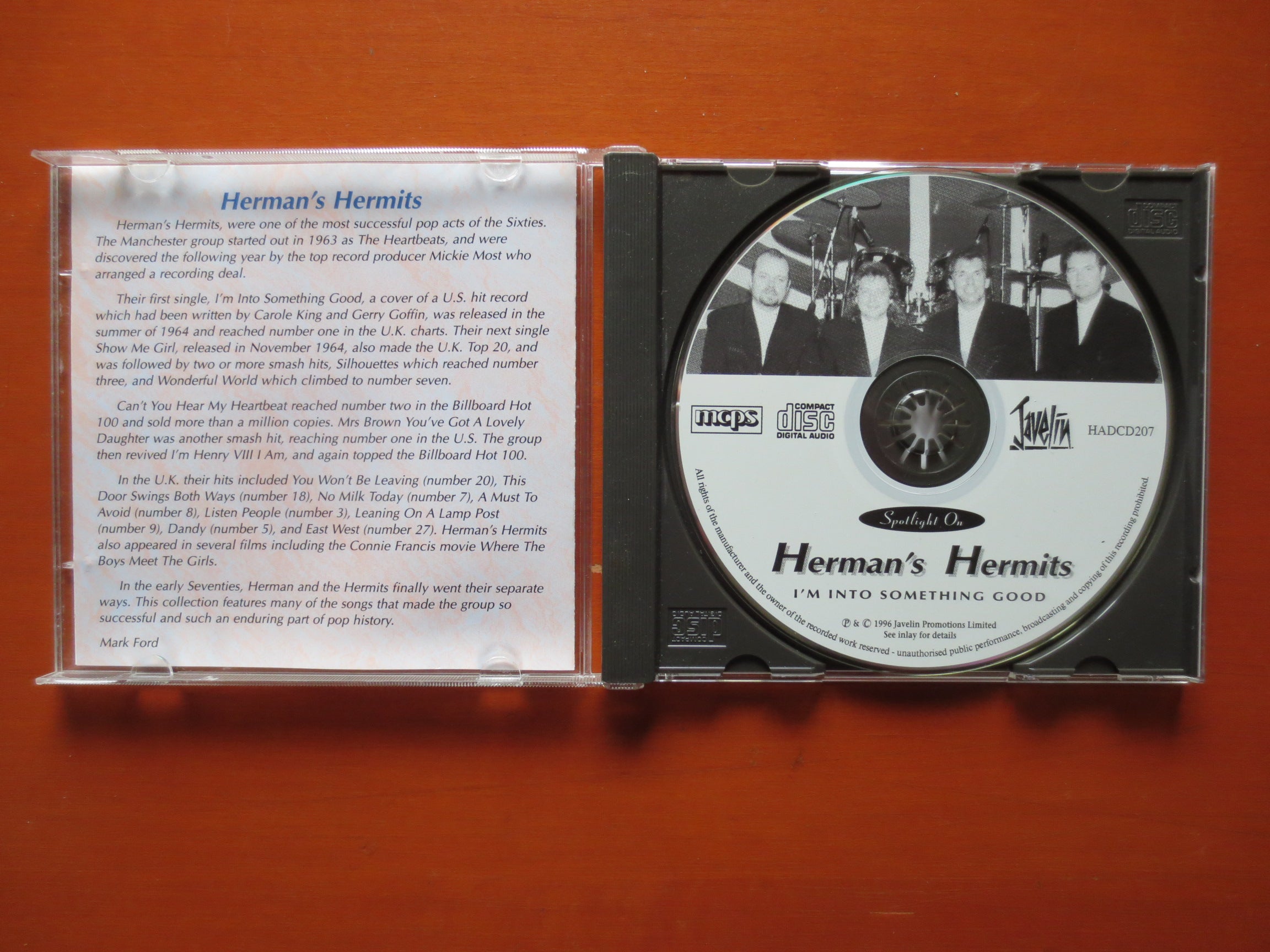 Herman's Hermits – I'm Into Something Good (1996) CD