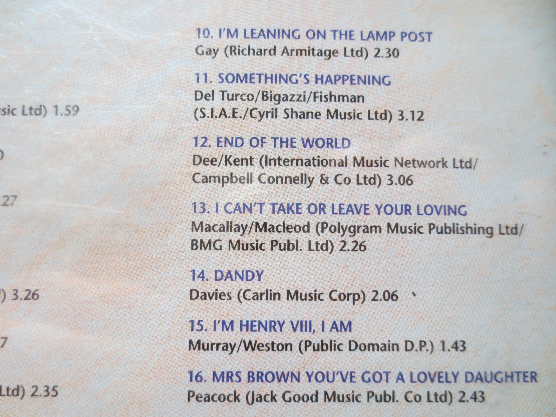 Herman's Hermits – I'm Into Something Good (1996) CD