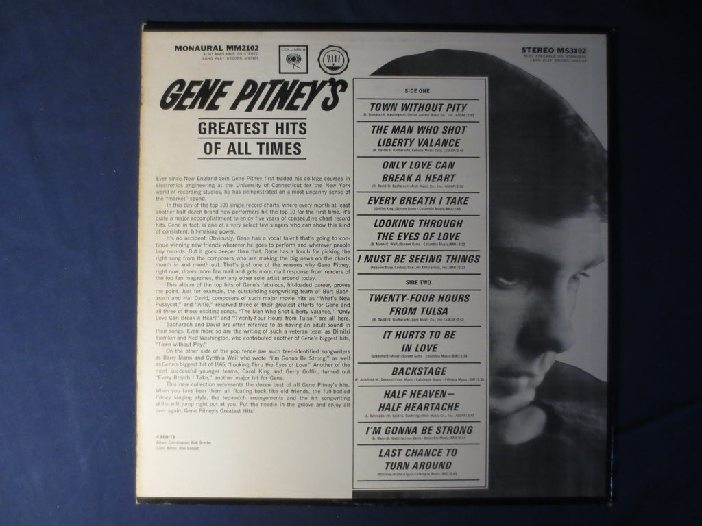 Gene Pitney – Greatest Hits (1966) Vinyl LP