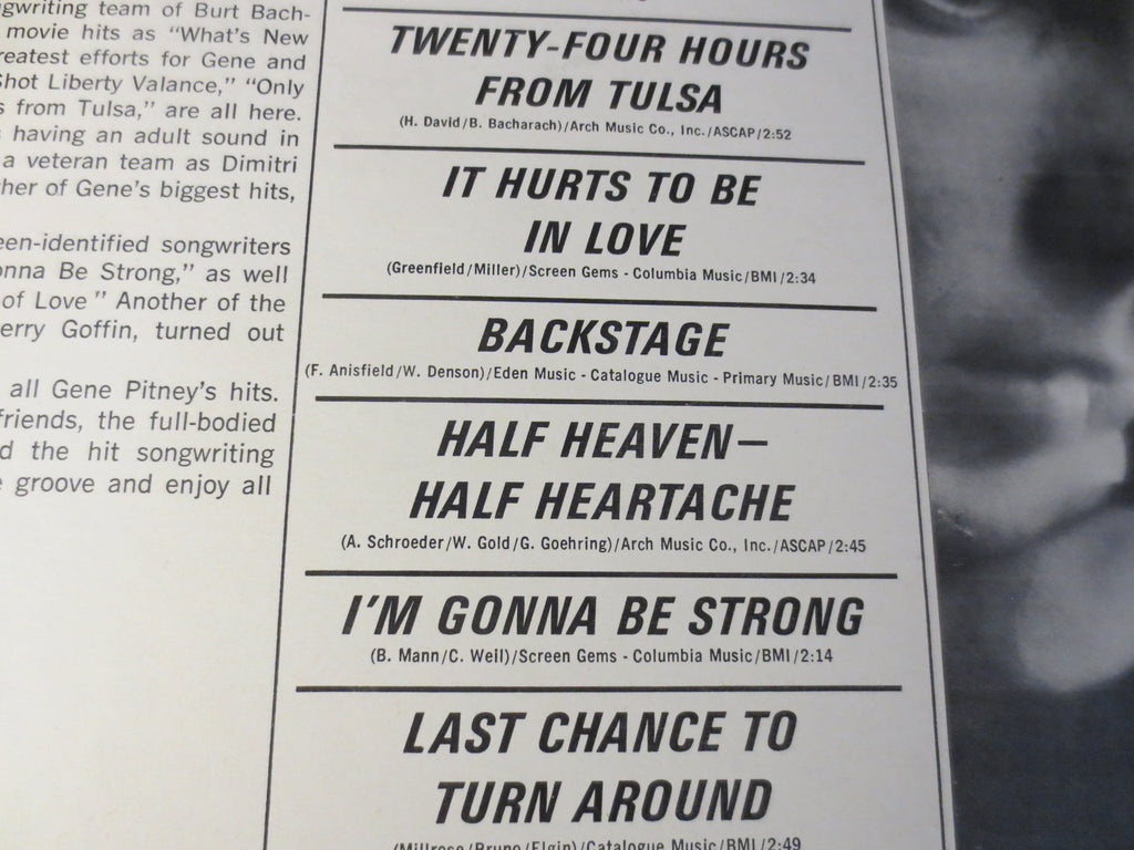 Gene Pitney – Greatest Hits (1966) Vinyl LP