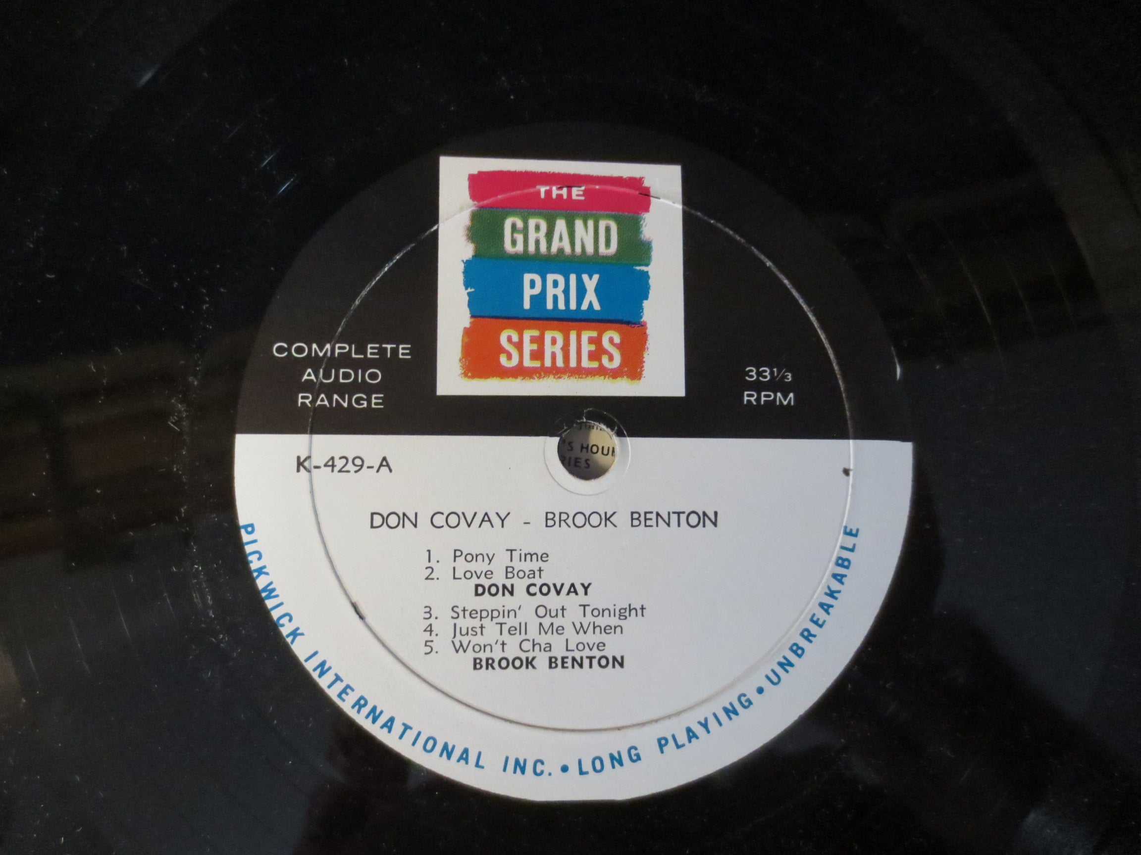 Don Covay & Brook Benton (1964) Vinyl LP