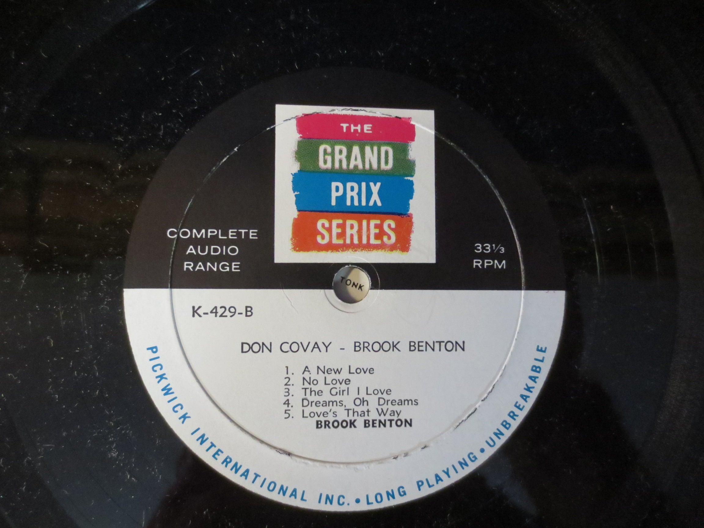 Don Covay & Brook Benton (1964) Vinyl LP