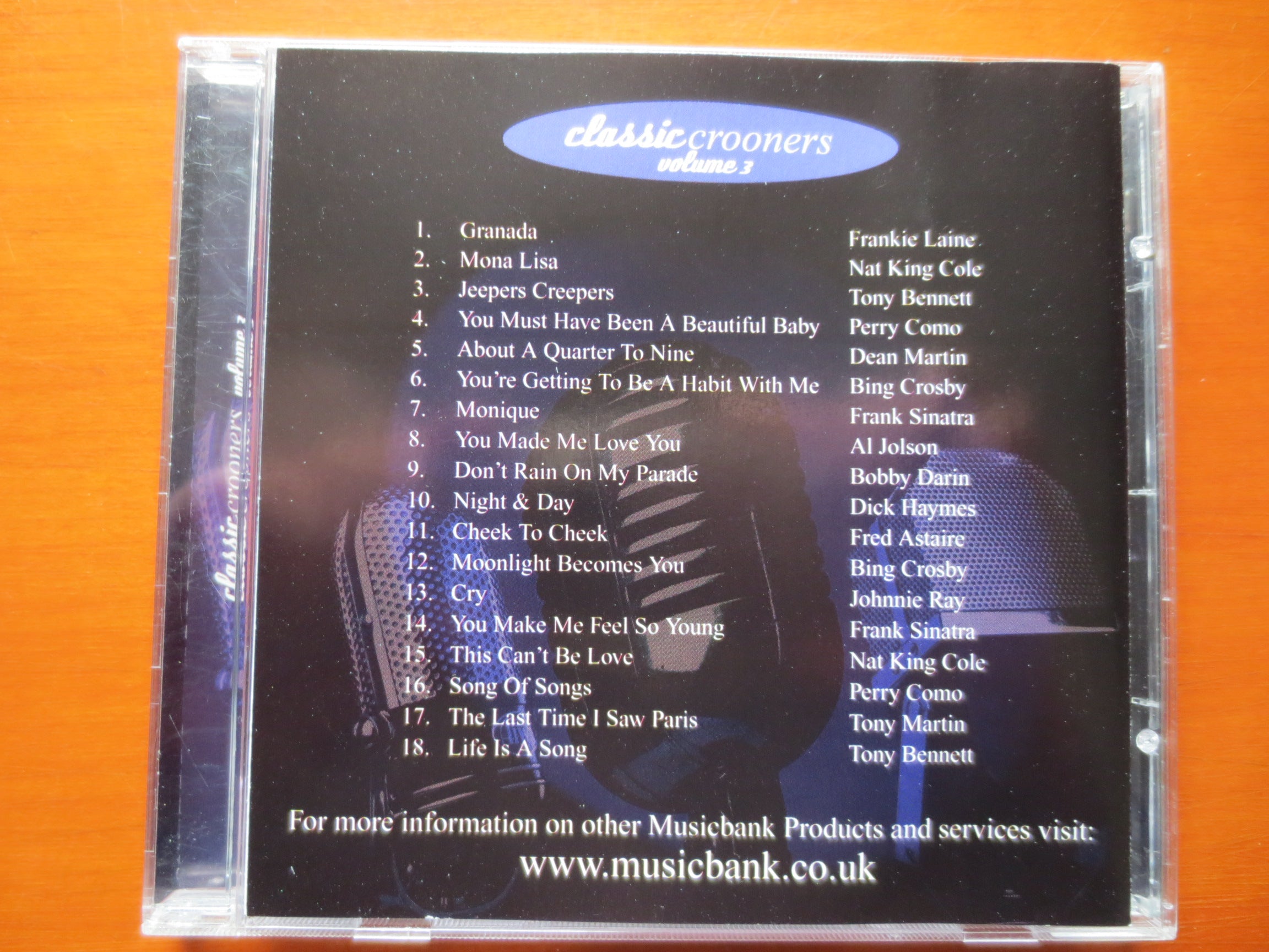 Classic Crooners Vol. 3 – Bing Crosby & Frank Sinatra (2000) CD