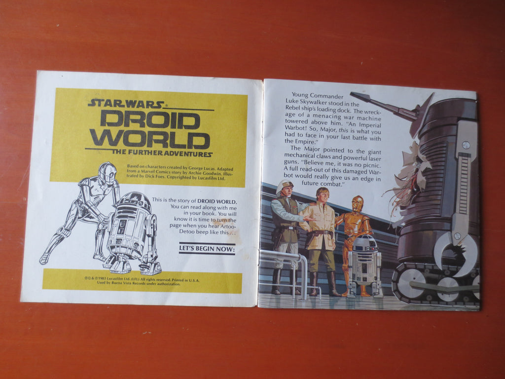 Star Wars – Droid World (1983) [Vinyl LP + Book]