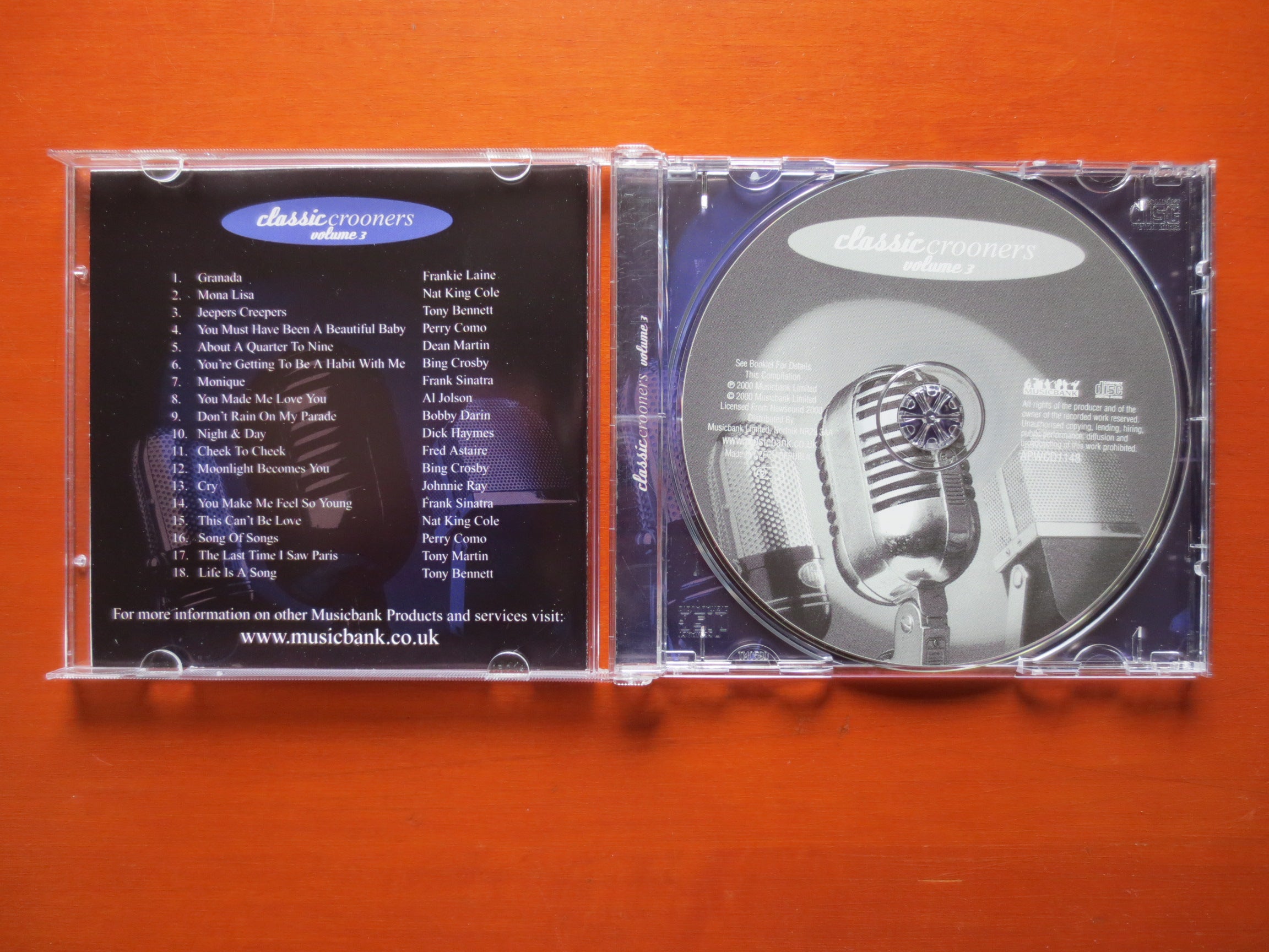 Classic Crooners Vol. 3 – Bing Crosby & Frank Sinatra (2000) CD