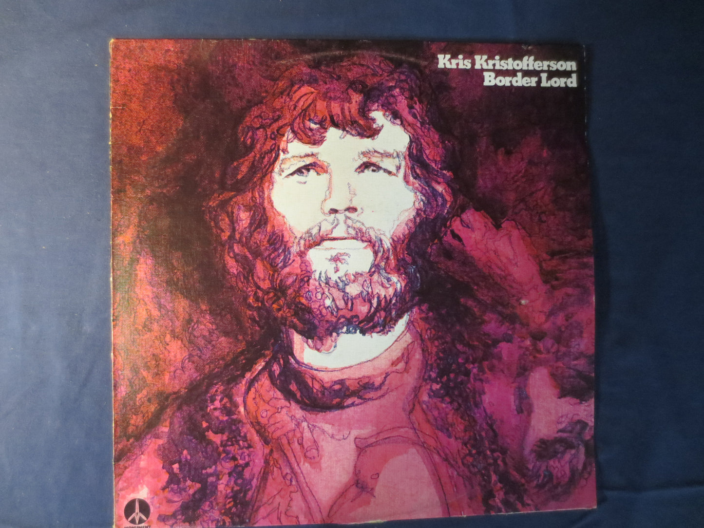 KRIS KRISTOFFERSON, BORDER Lord, Country Records, Country Music Lp, Classic Country Lp, Country Music Album, Vintage Records, 1977 Records