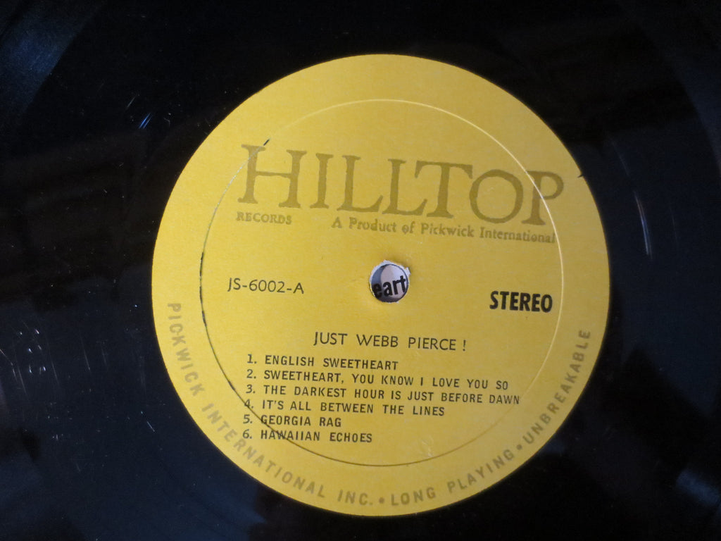 Webb Pierce – Just Webb Pierce (1965) Vinyl LP