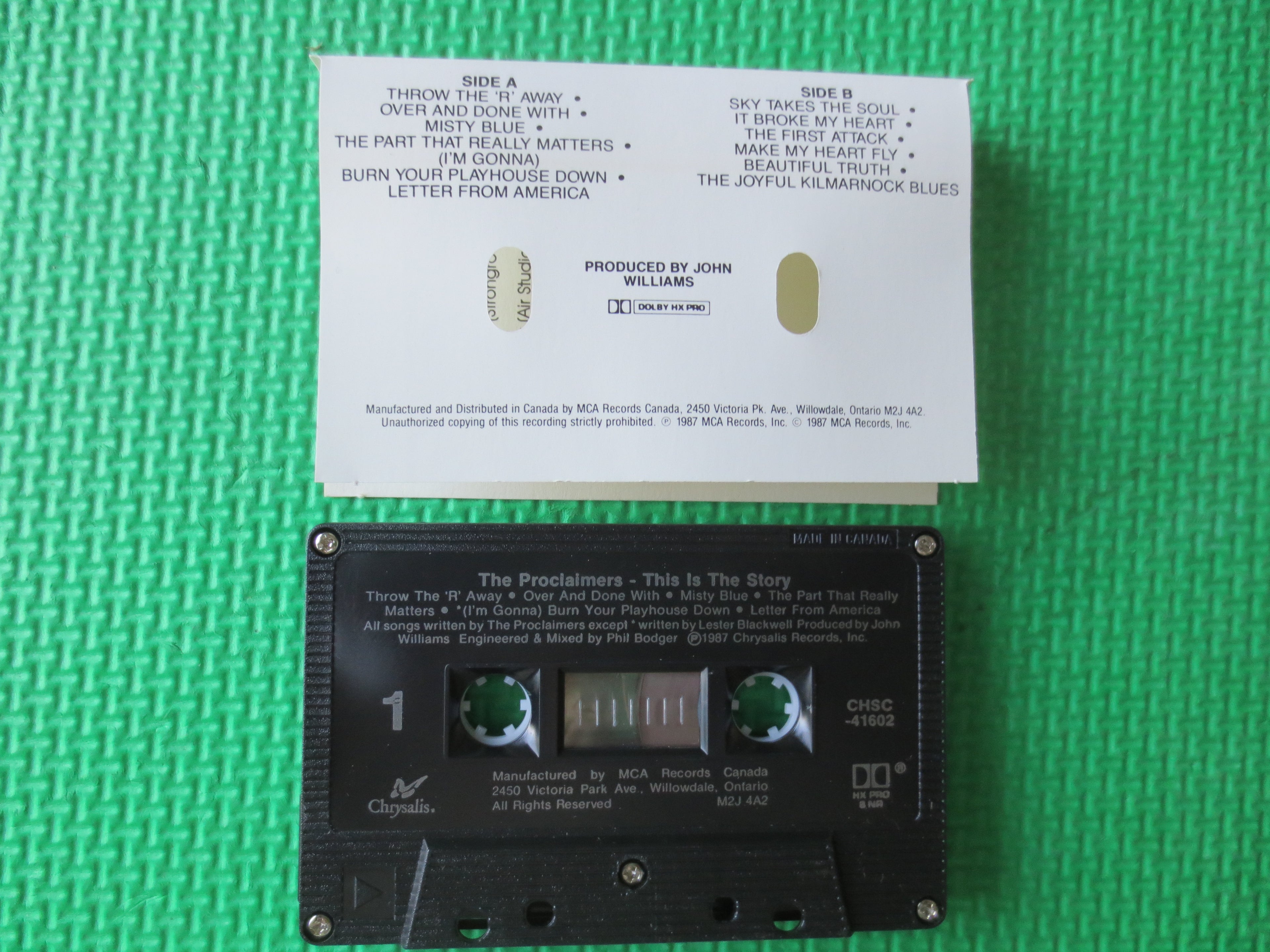 The Proclaimers – This Is the Story (1987) Cassette