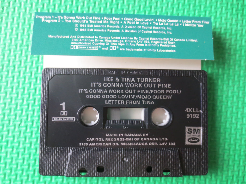 Ike & Tina Turner – It's Gonna Work Out Fine (1985) Cassette
