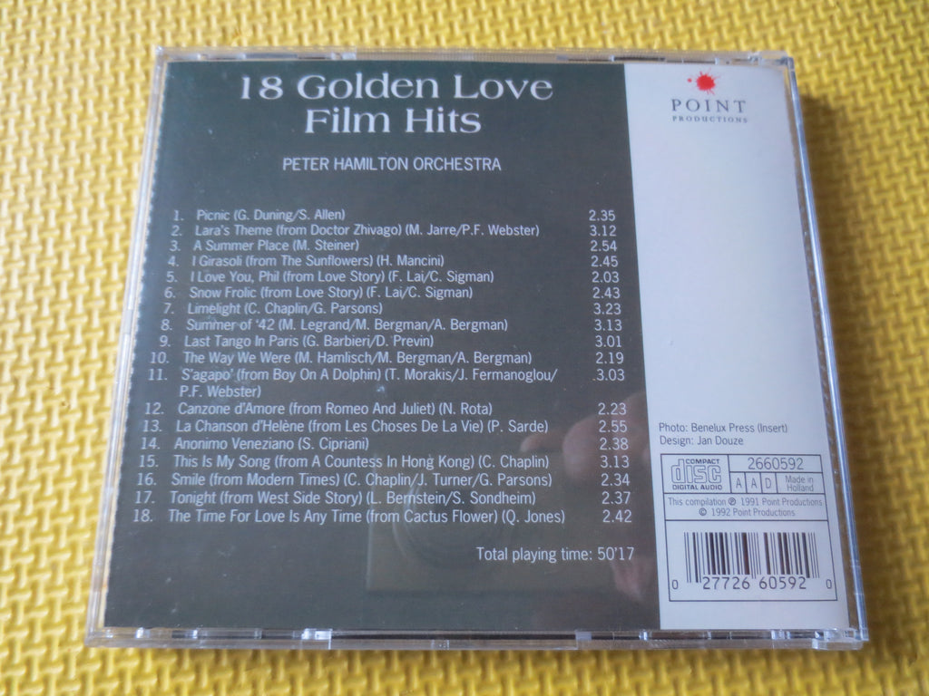 18 Golden Love Film Hits (1992) CD