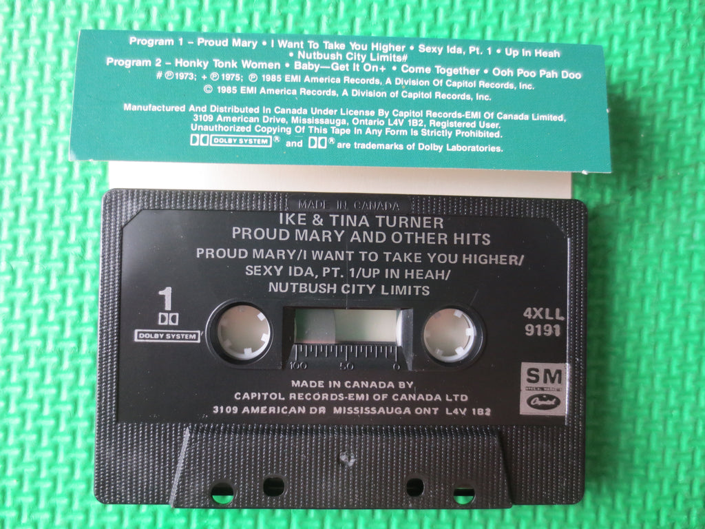 Ike & Tina Turner – Proud Mary and Other Hits (1985) Cassette