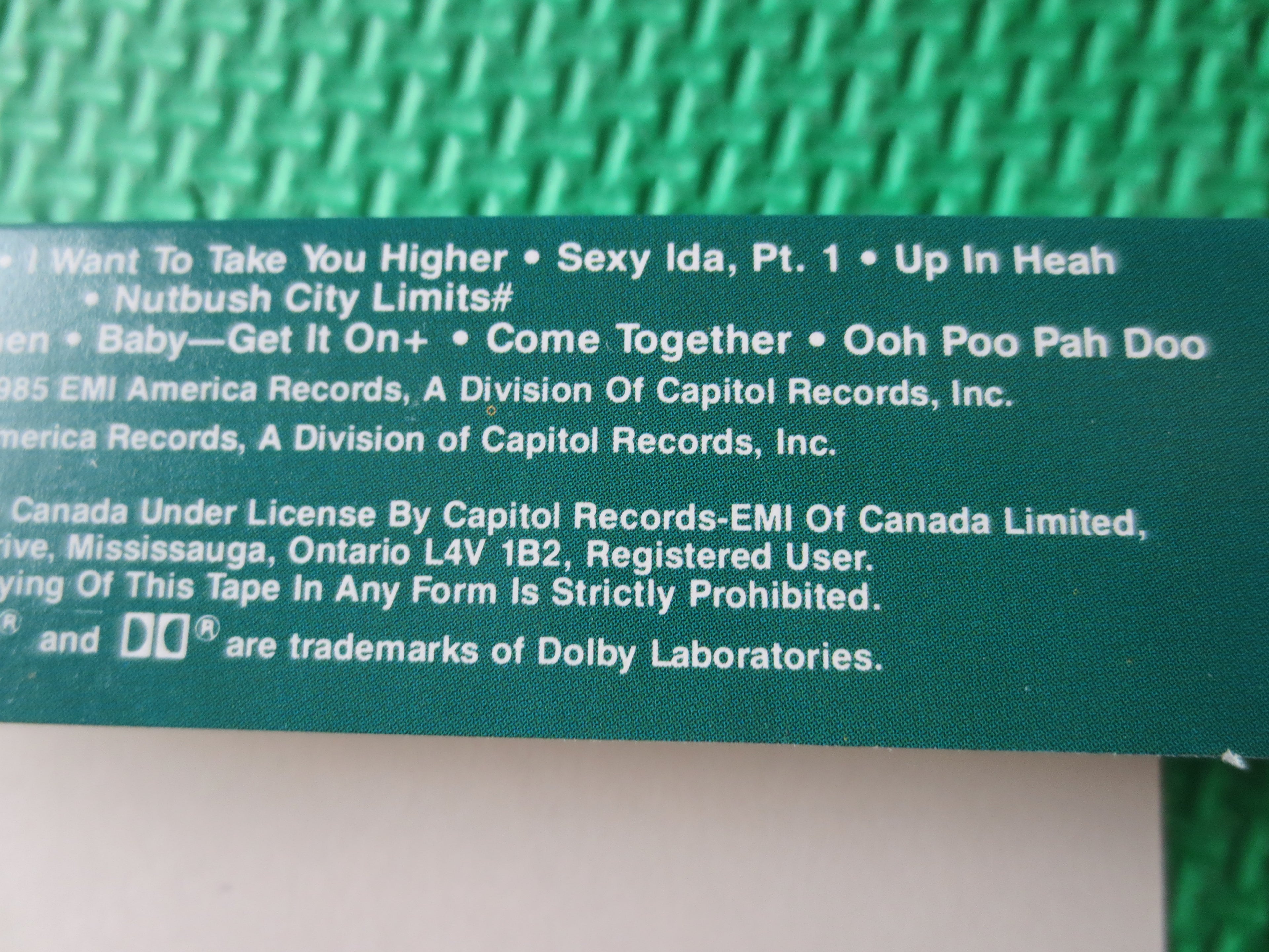 Ike & Tina Turner – Proud Mary and Other Hits (1985) Cassette