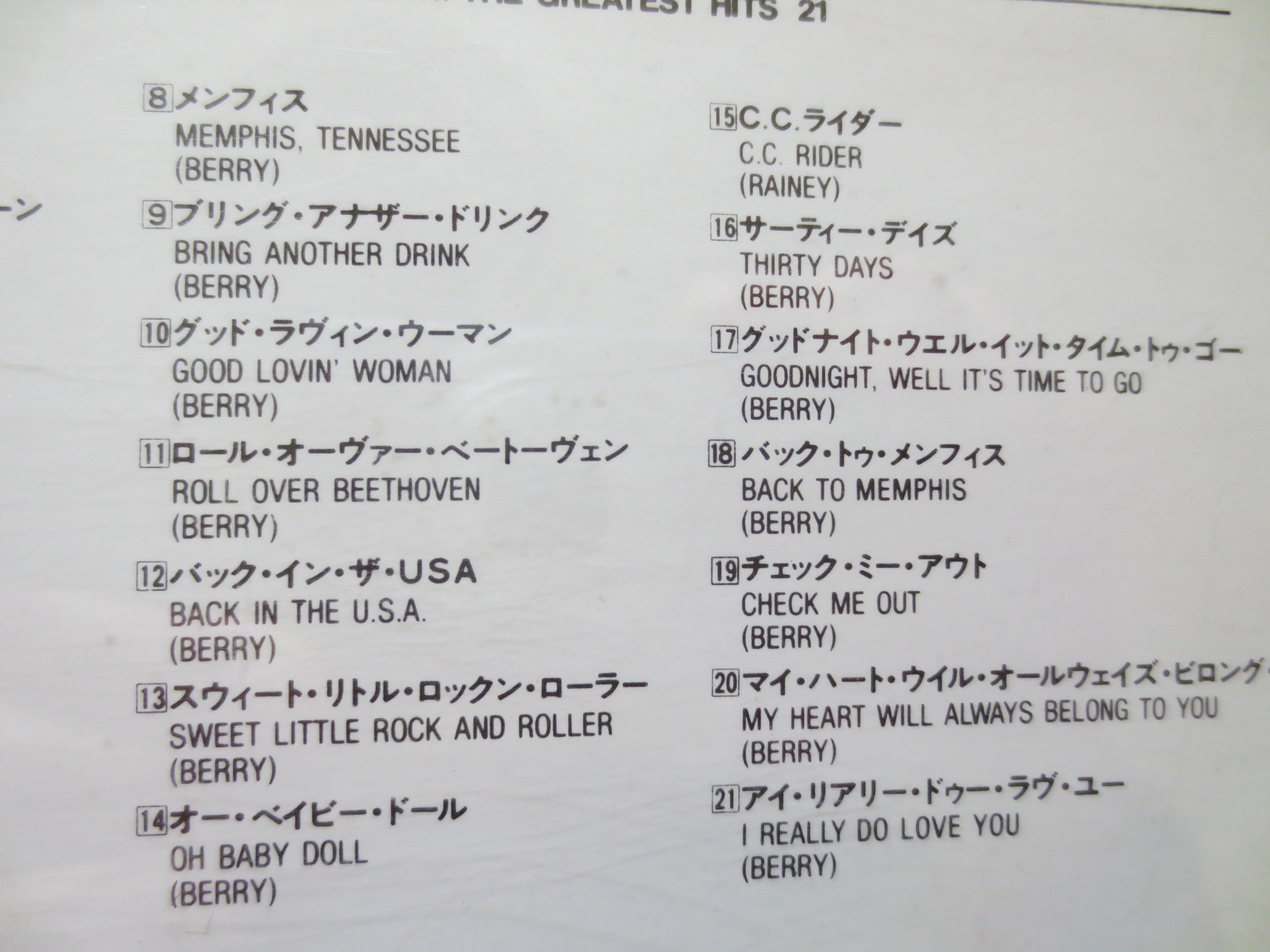 Chuck Berry – The Greatest Hits (1986) CD