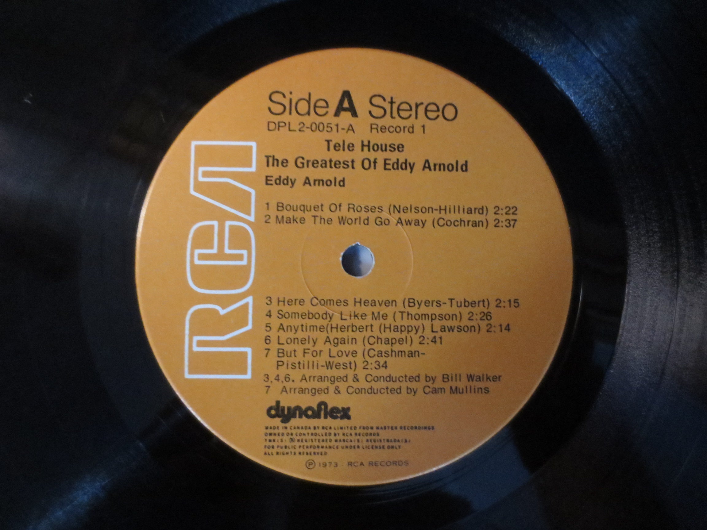 Eddy Arnold – The Greatest of Eddy Arnold (1973) Vinyl 2xLP