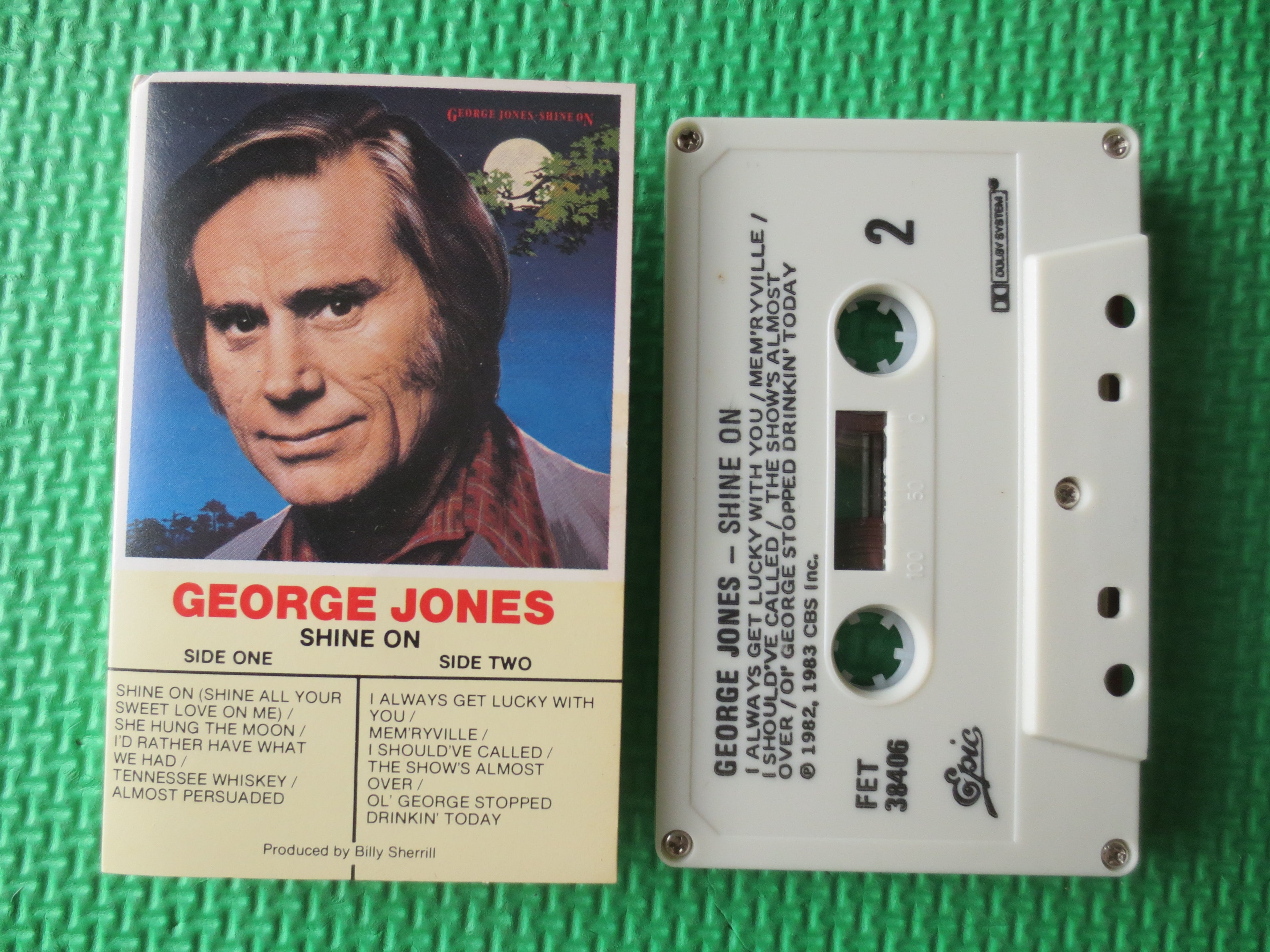 George Jones – Shine On (1990) Cassette