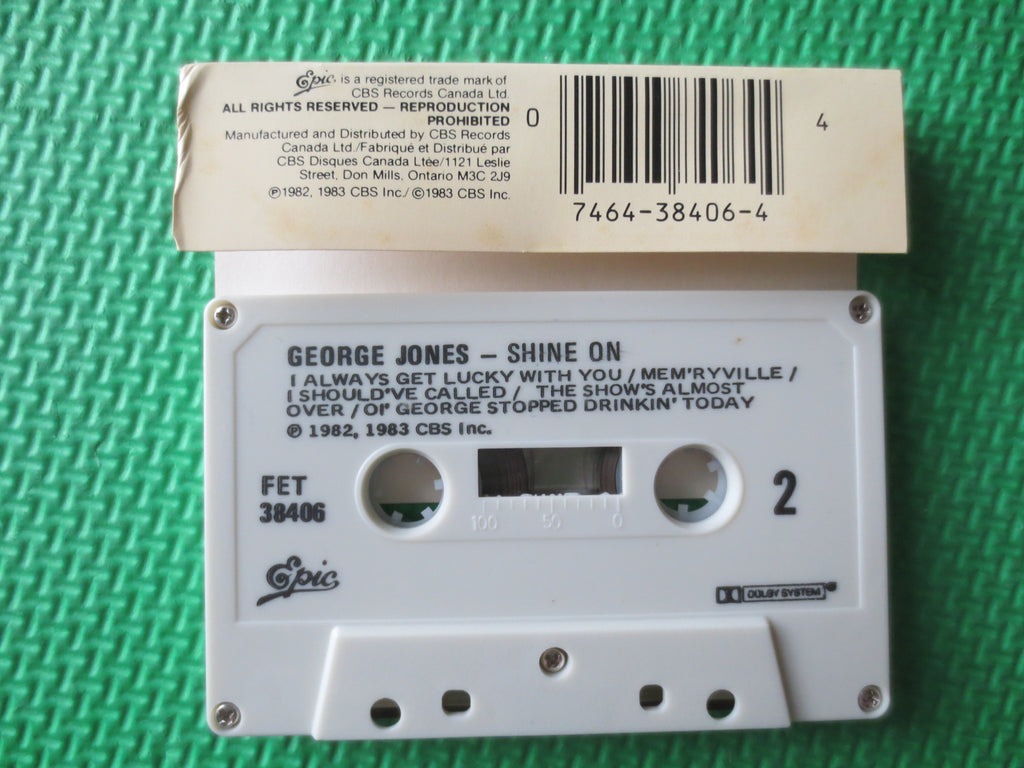 George Jones – Shine On (1990) Cassette