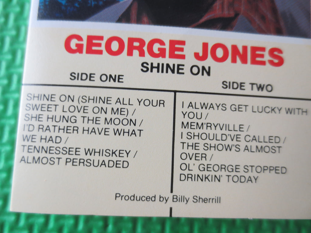 George Jones – Shine On (1990) Cassette
