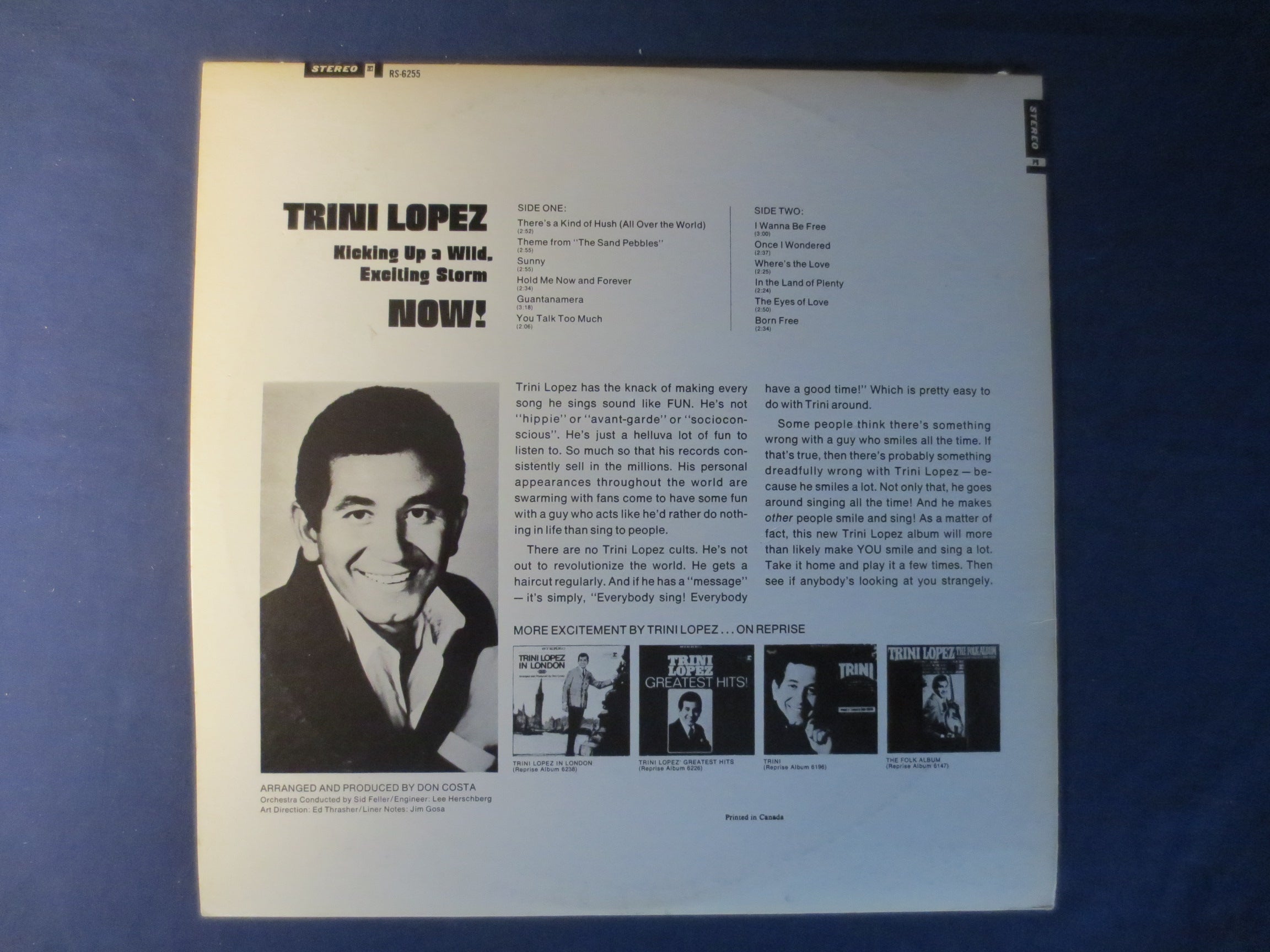 Trini Lopez – Now (1967) Vinyl LP