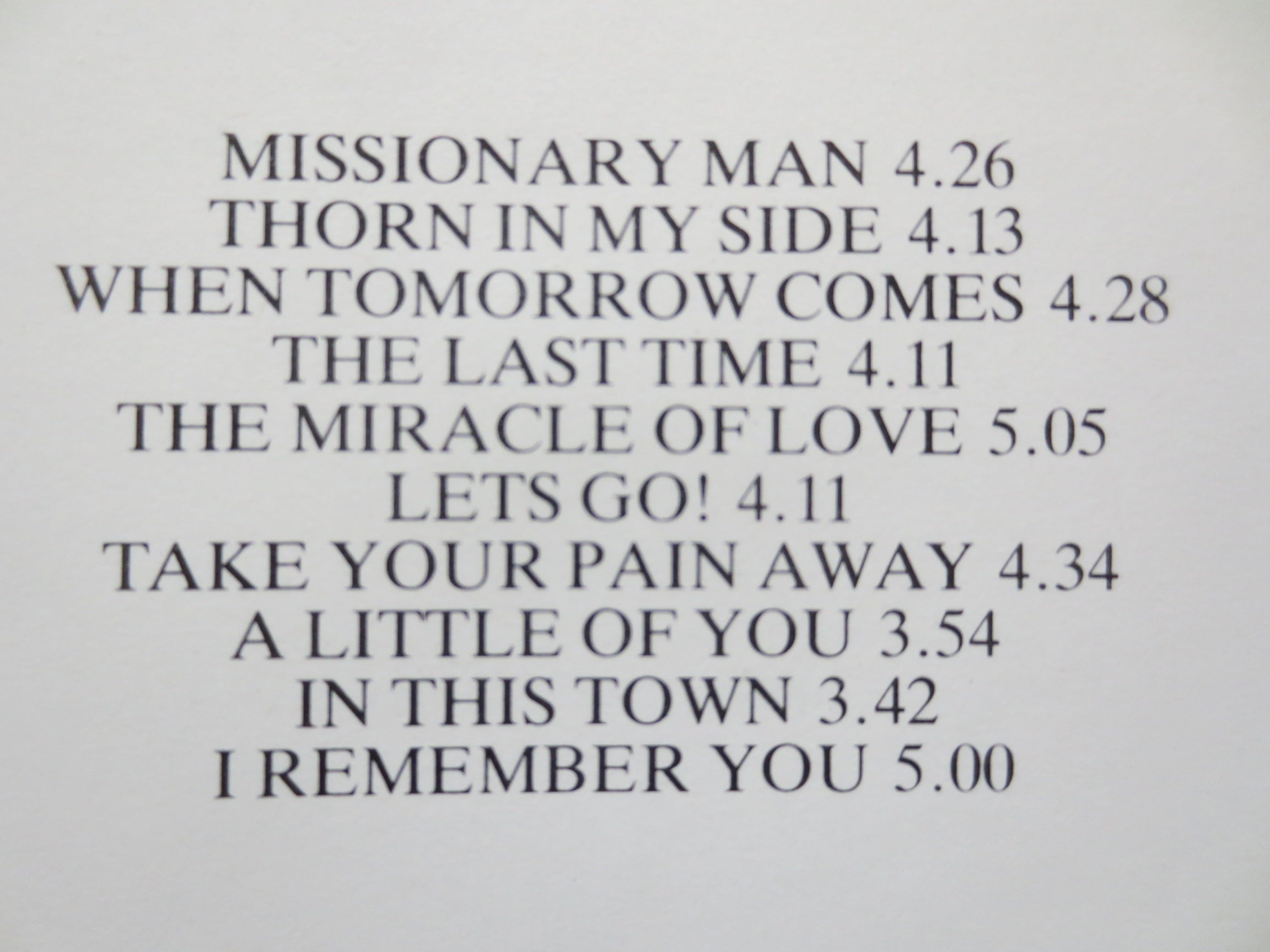 Eurythmics – Revenge (1986) CD