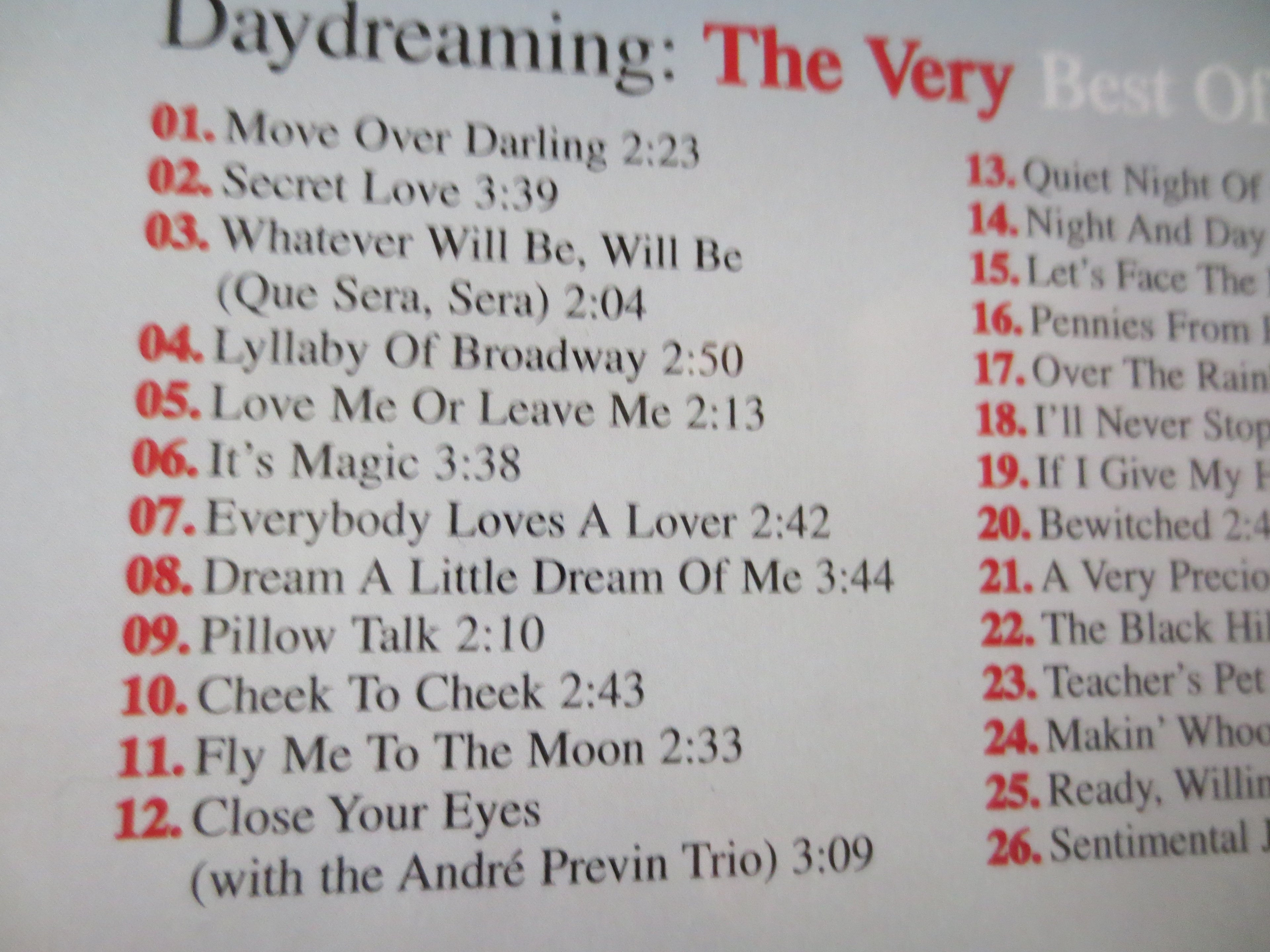 Doris Day – Daydreaming (1997) CD
