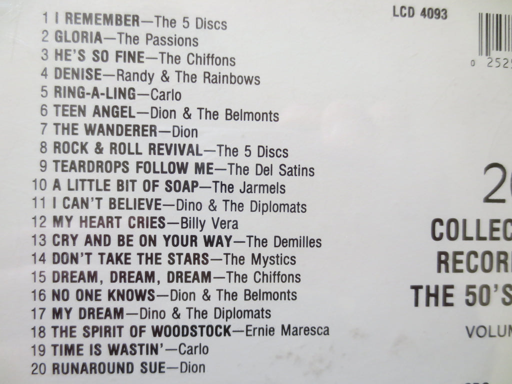 Records of the 50s and 60s Vol. 1 (1989) CD