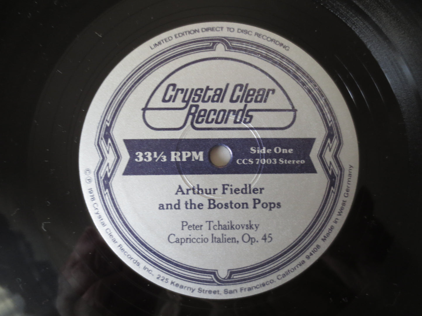 ARTHUR FIEDLER, With the Boston Pops Orchestra, Classical, Jazz Records, Vintage Vinyl, Record Vinyl, Records, 1978 Records