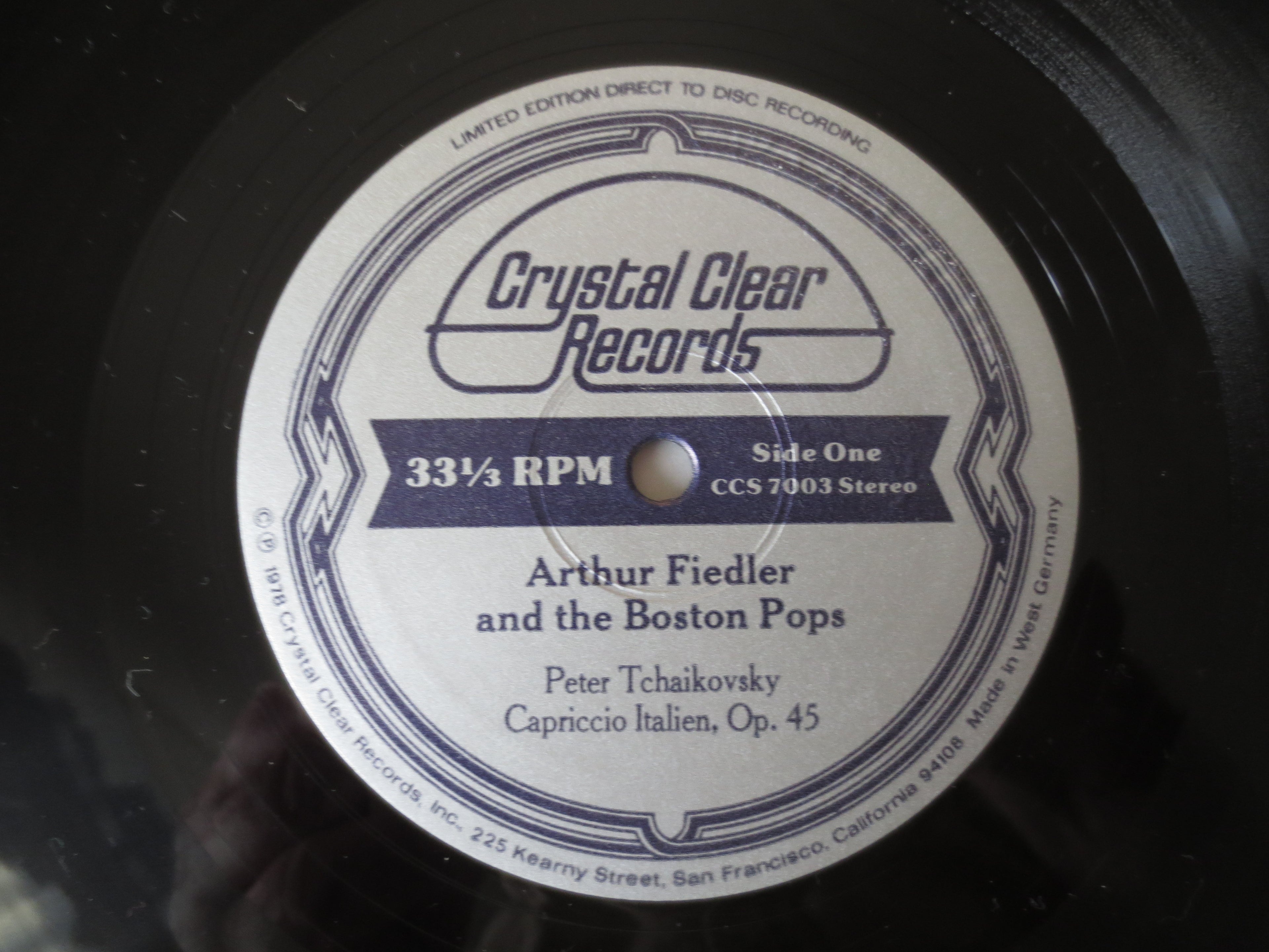 Arthur Fiedler & The Boston Pops – Capriccio Italien / Capriccio Espagnol (1978) [Vinyl LP]