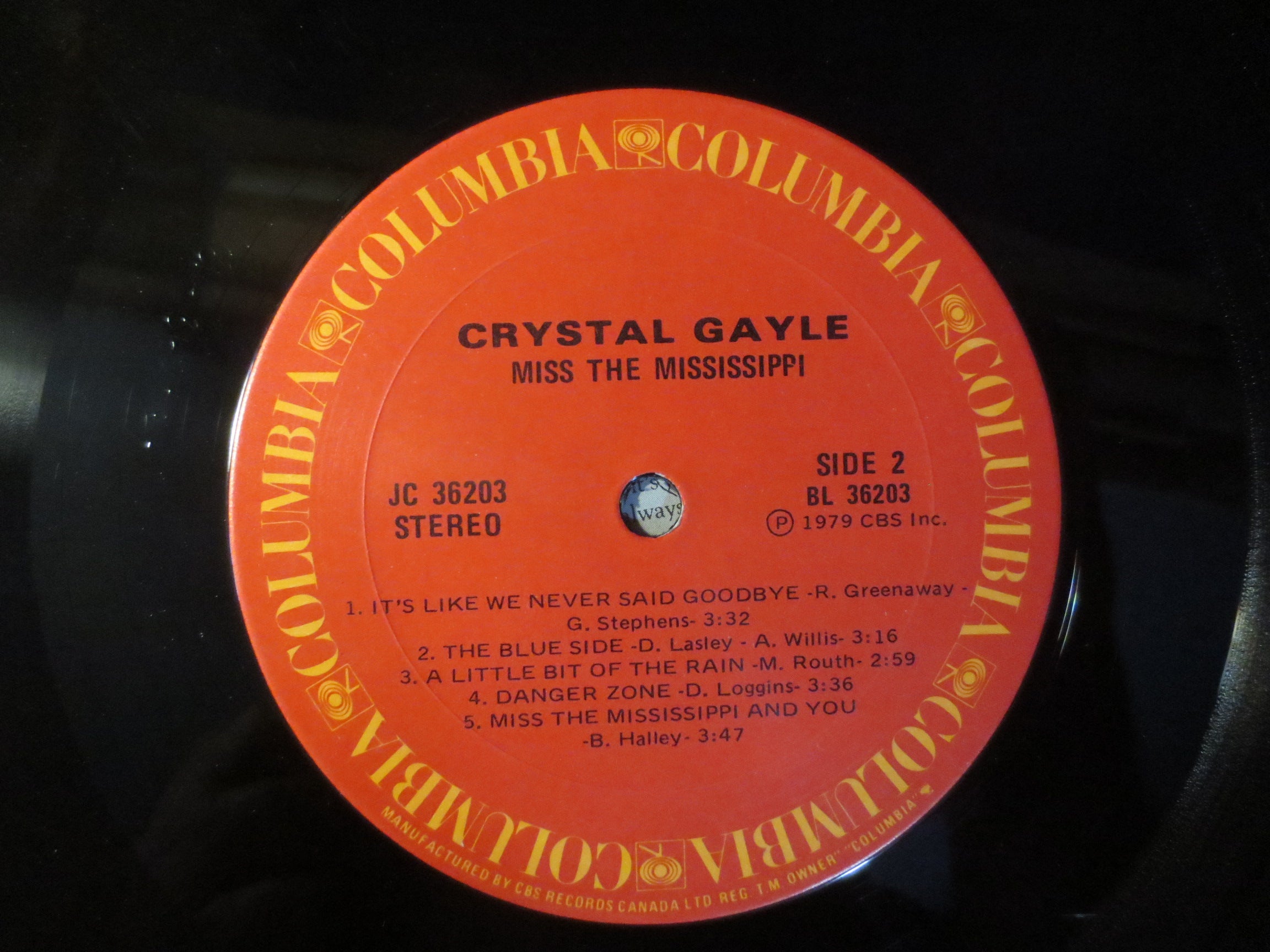 Crystal Gayle – Miss the Mississippi (1979) Vinyl LP