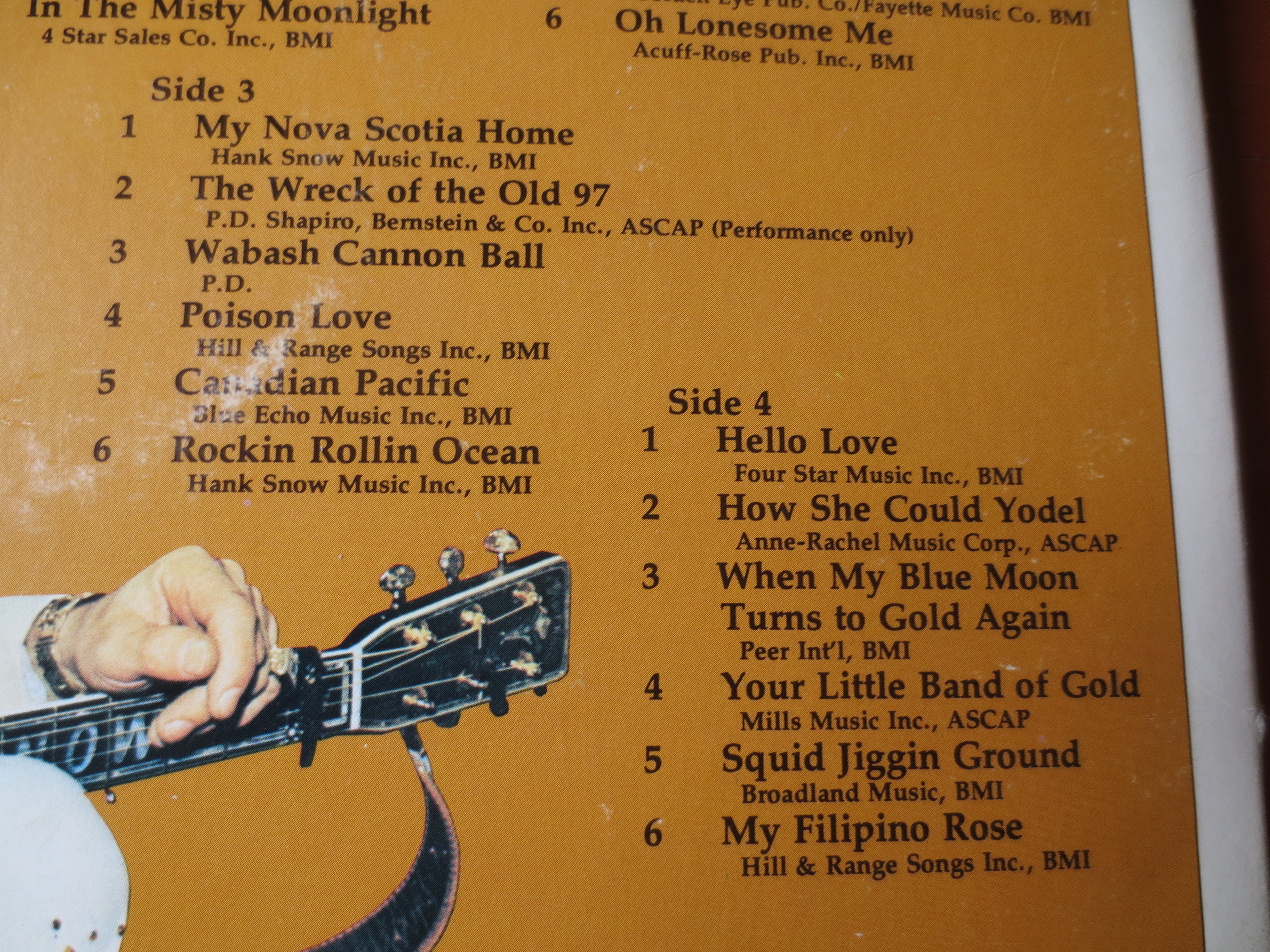 Hank Snow – The Hank Snow Collection (1974) Vinyl 2xLP
