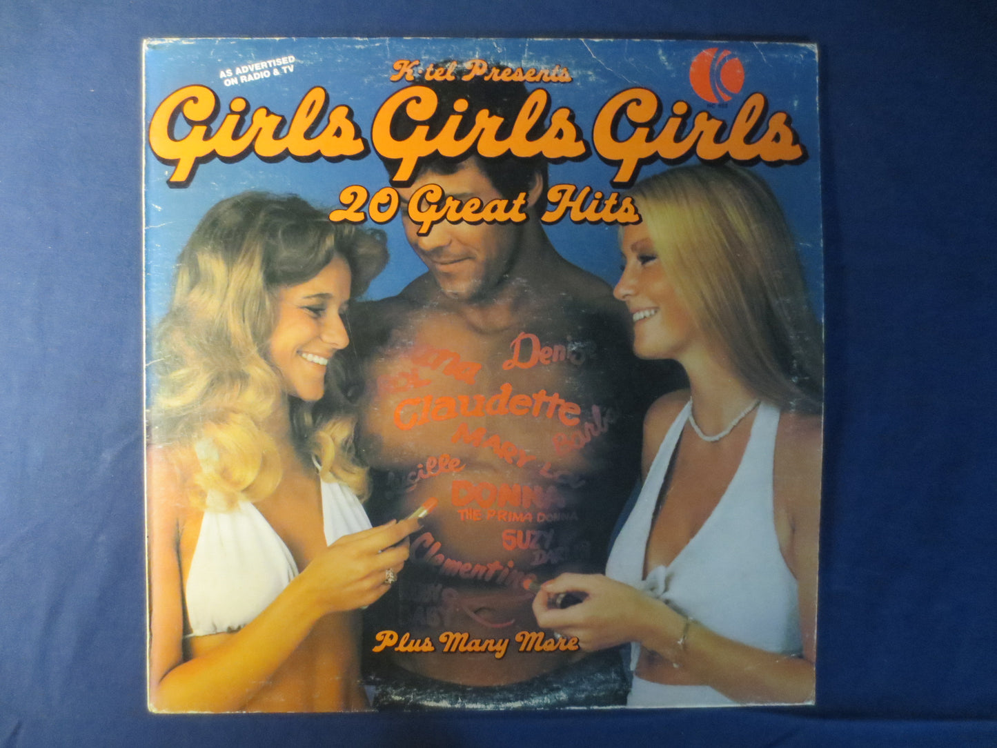 GIRLS GIRLS GIRLS, K-Tel Records, K-Tel Album, K-Tel Vinyl, K-Tel Lp, Pop Record, Pop Vinyl, Vintage Vinyl, 1976 Records