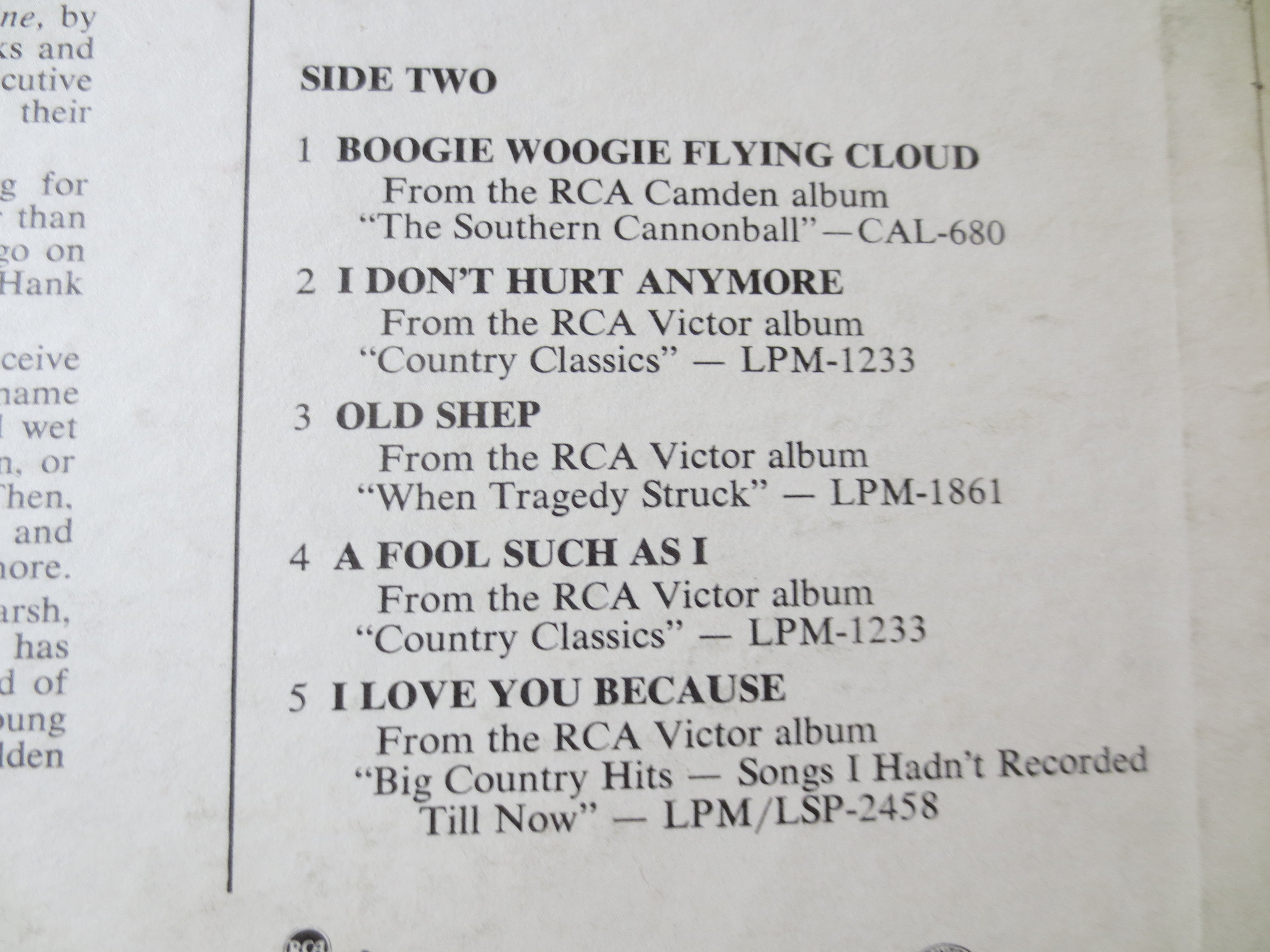 Hank Snow – Four Square (1965) Vinyl LP