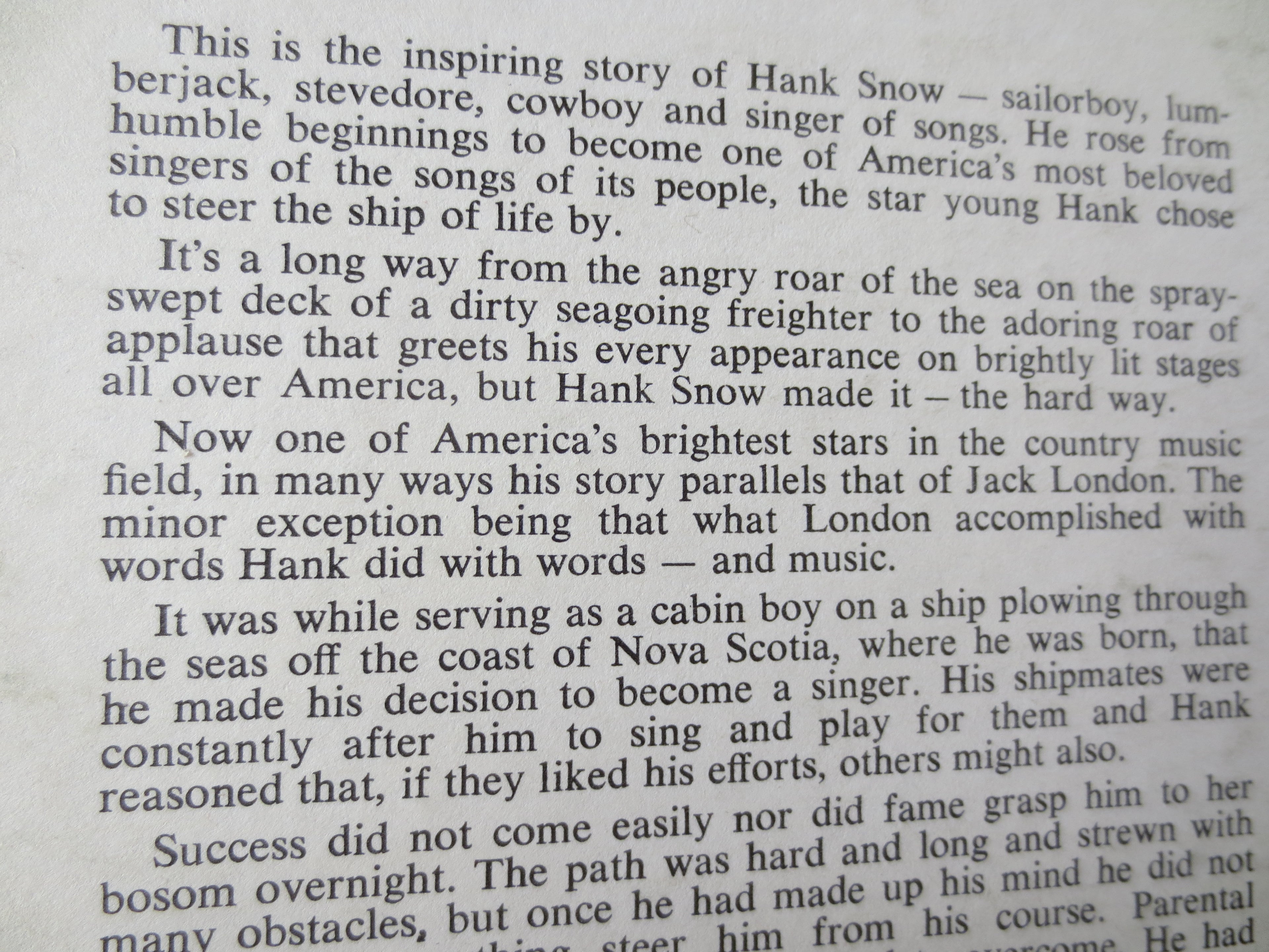 Hank Snow – Four Square (1965) Vinyl LP