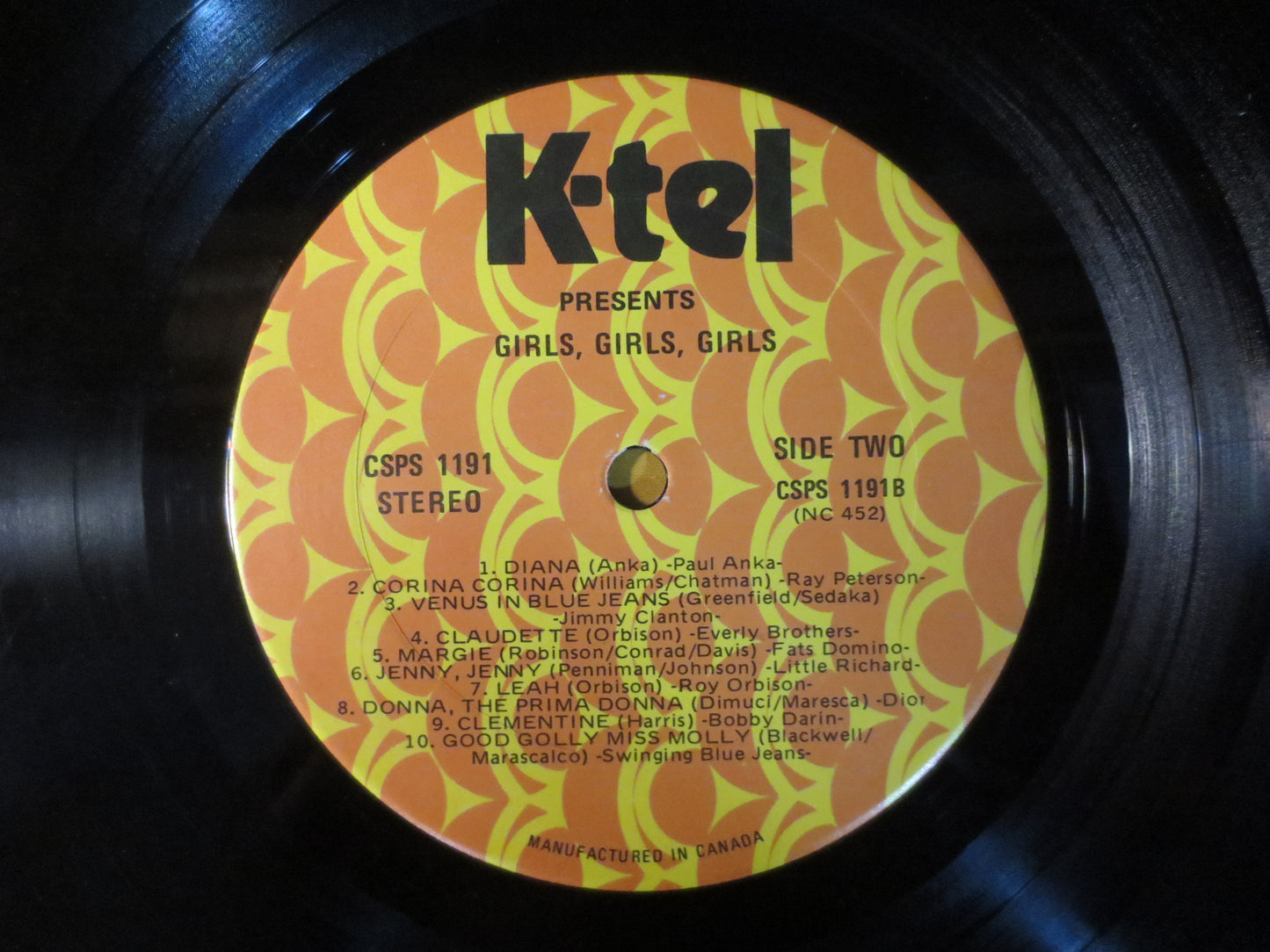 GIRLS GIRLS GIRLS, K-Tel Records, K-Tel Album, K-Tel Vinyl, K-Tel Lp, Pop Record, Pop Vinyl, Vintage Vinyl, 1976 Records