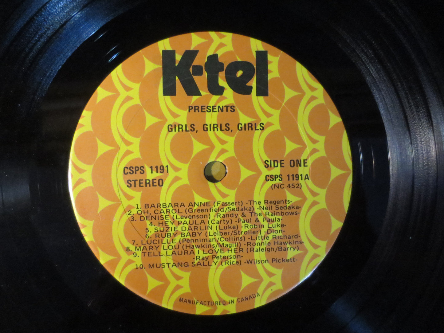 GIRLS GIRLS GIRLS, K-Tel Records, K-Tel Album, K-Tel Vinyl, K-Tel Lp, Pop Record, Pop Vinyl, Vintage Vinyl, 1976 Records