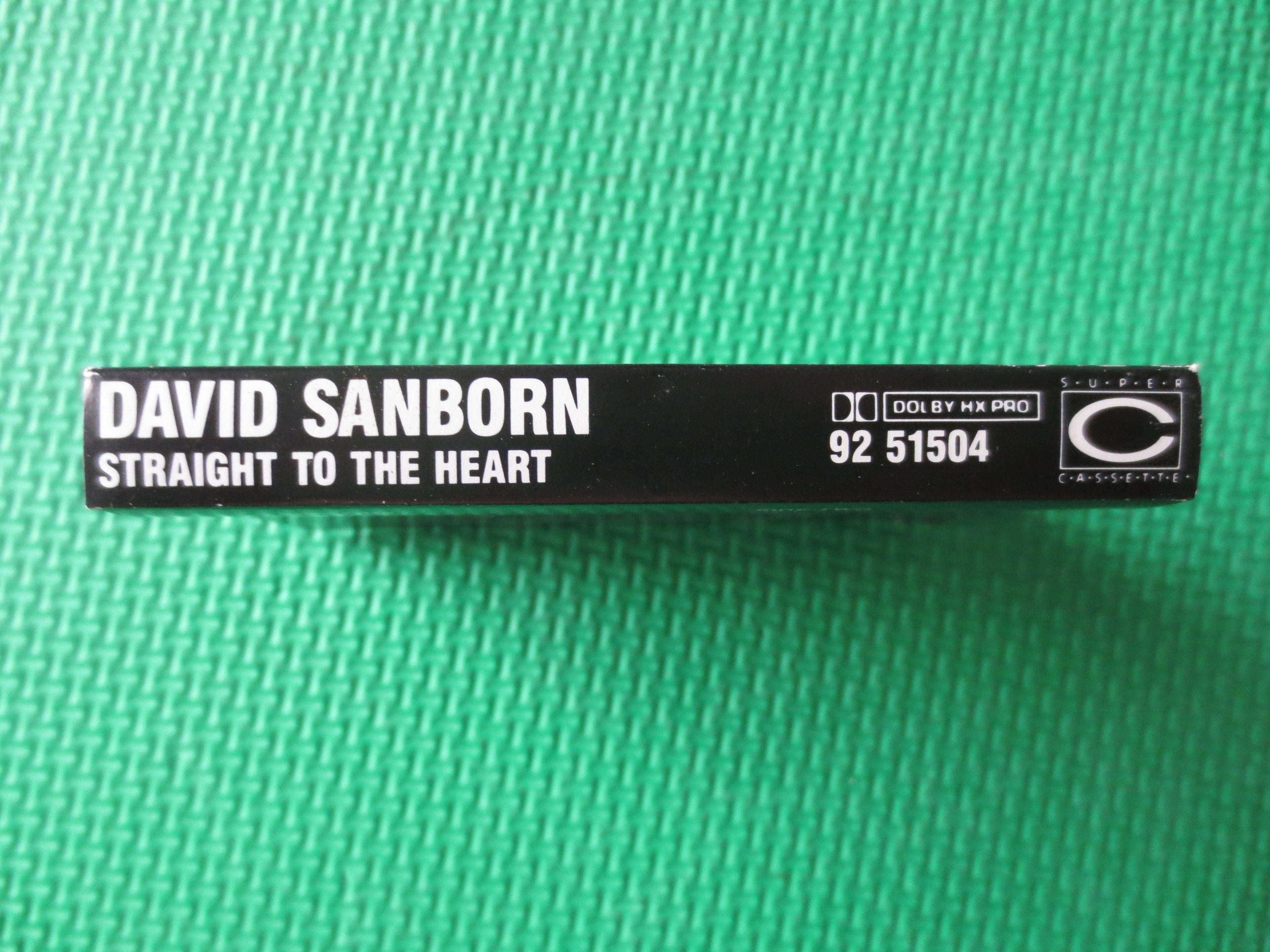 David Sanborn – Straight to the Heart (1984) Cassette