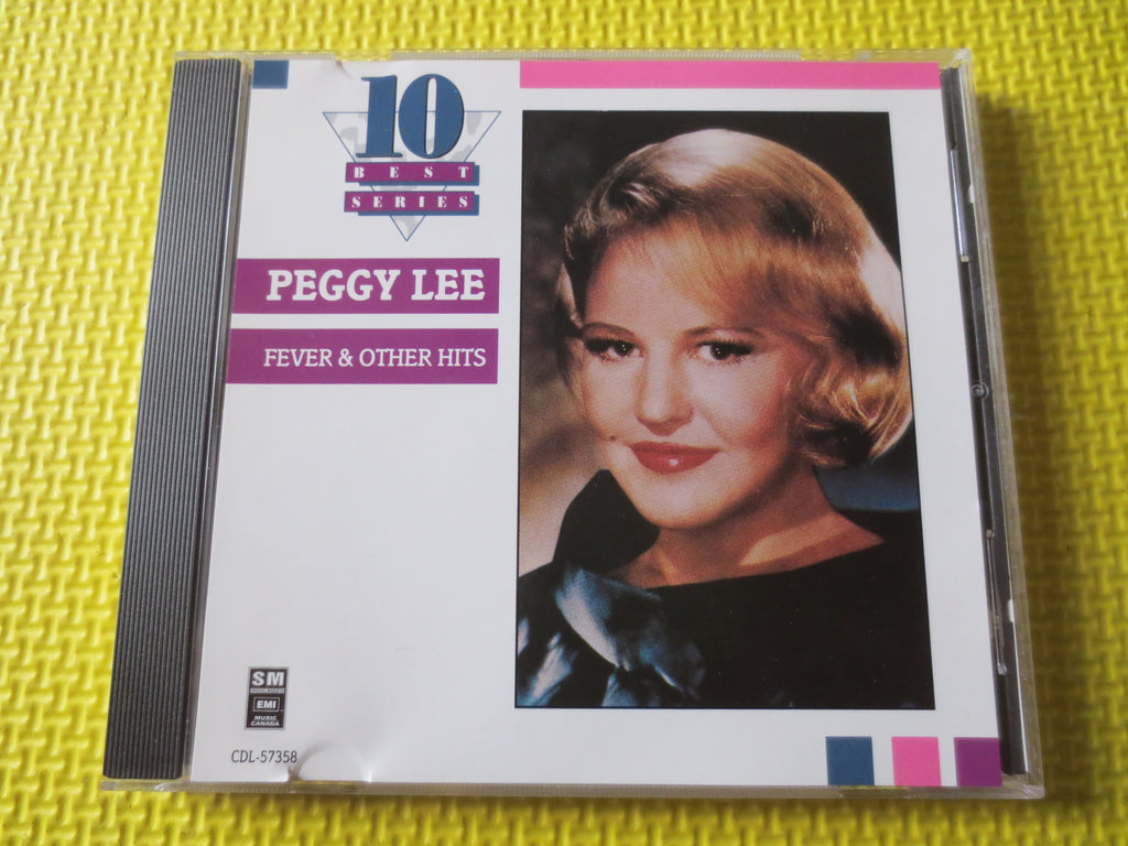 PEGGY LEE, 10 BEST Series, Peggy Lee Cd, Jazz Cd, Jazz Music Cd, Peggy Lee Lp, Music Cd, Swing Cd, 1990 Cds, Compact Disc Music